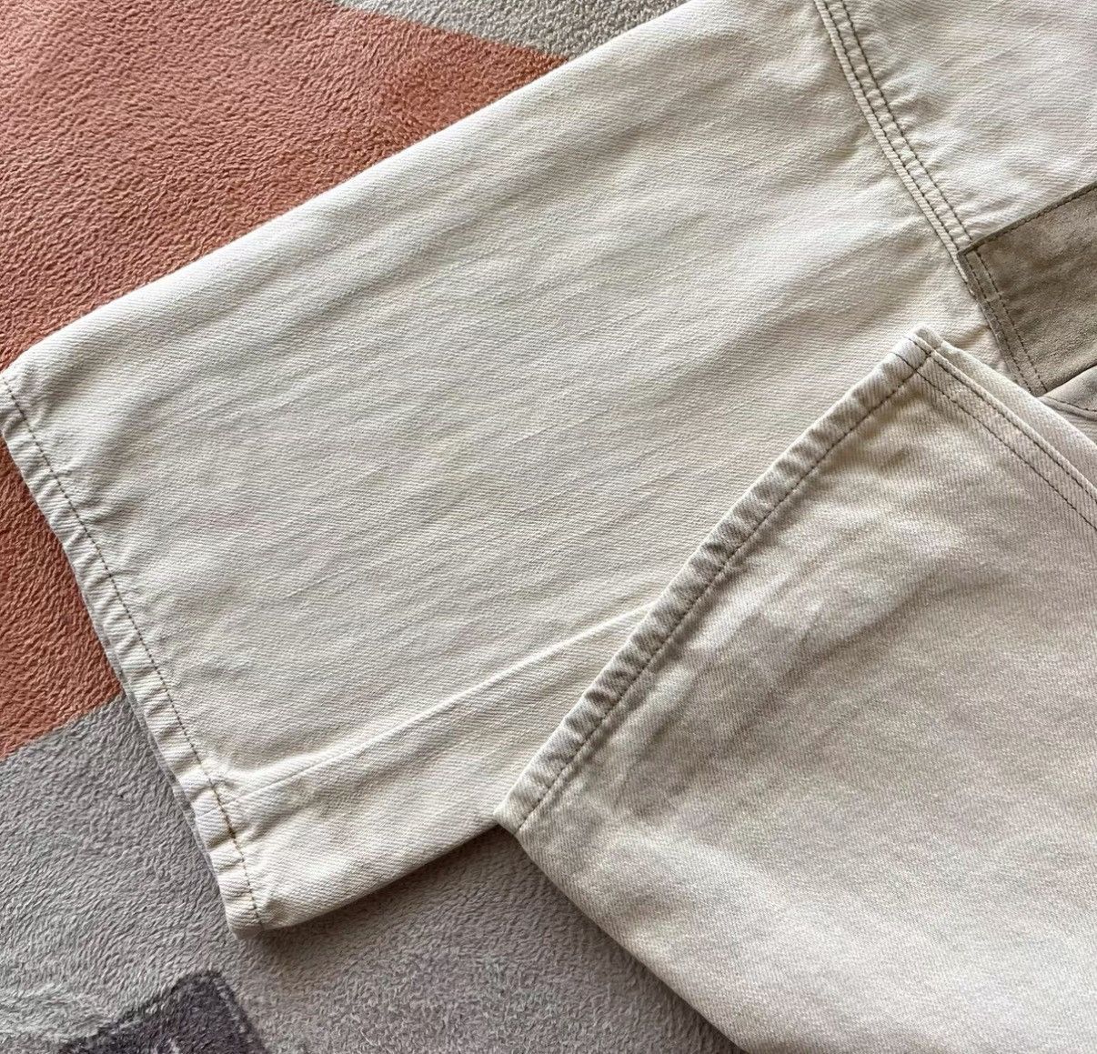 Ralph Lauren White Denim Pants with Contrast Panels Size 32 Size US 32 / EU 48 - 7 Thumbnail