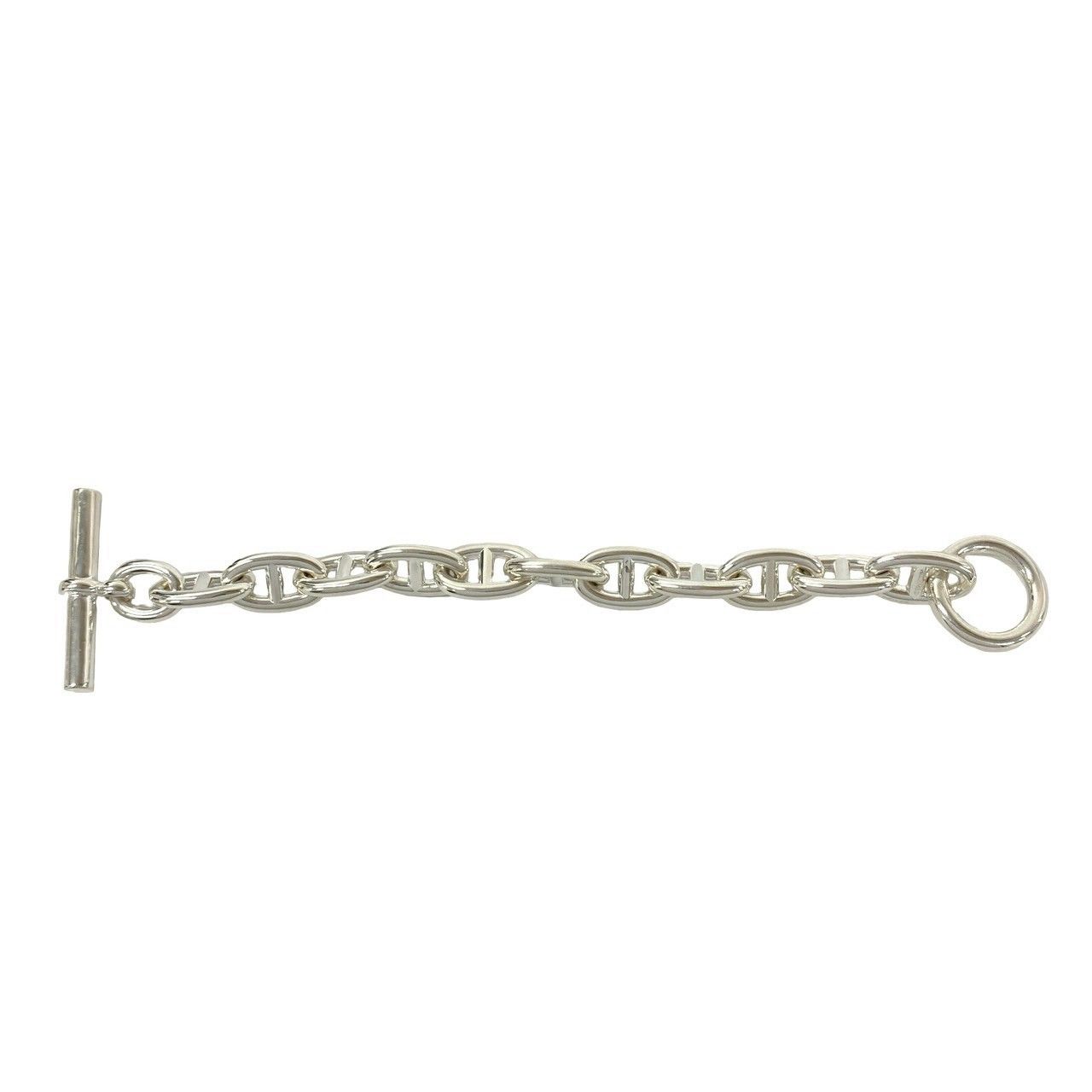 Hermes Hermes Hermes Chaine dAncre TGM 925 Silver Bracelet Precious Metal Bracelet DUTY FREE for USA Size ONE SIZE - 6 Thumbnail