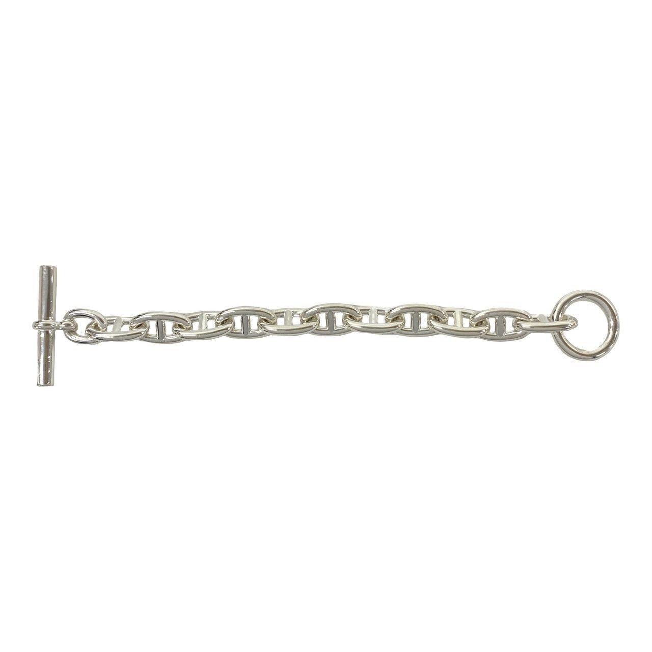 Hermes Hermes Hermes Chaine dAncre TGM 925 Silver Bracelet Precious Metal Bracelet DUTY FREE for USA Size ONE SIZE - 7 Thumbnail
