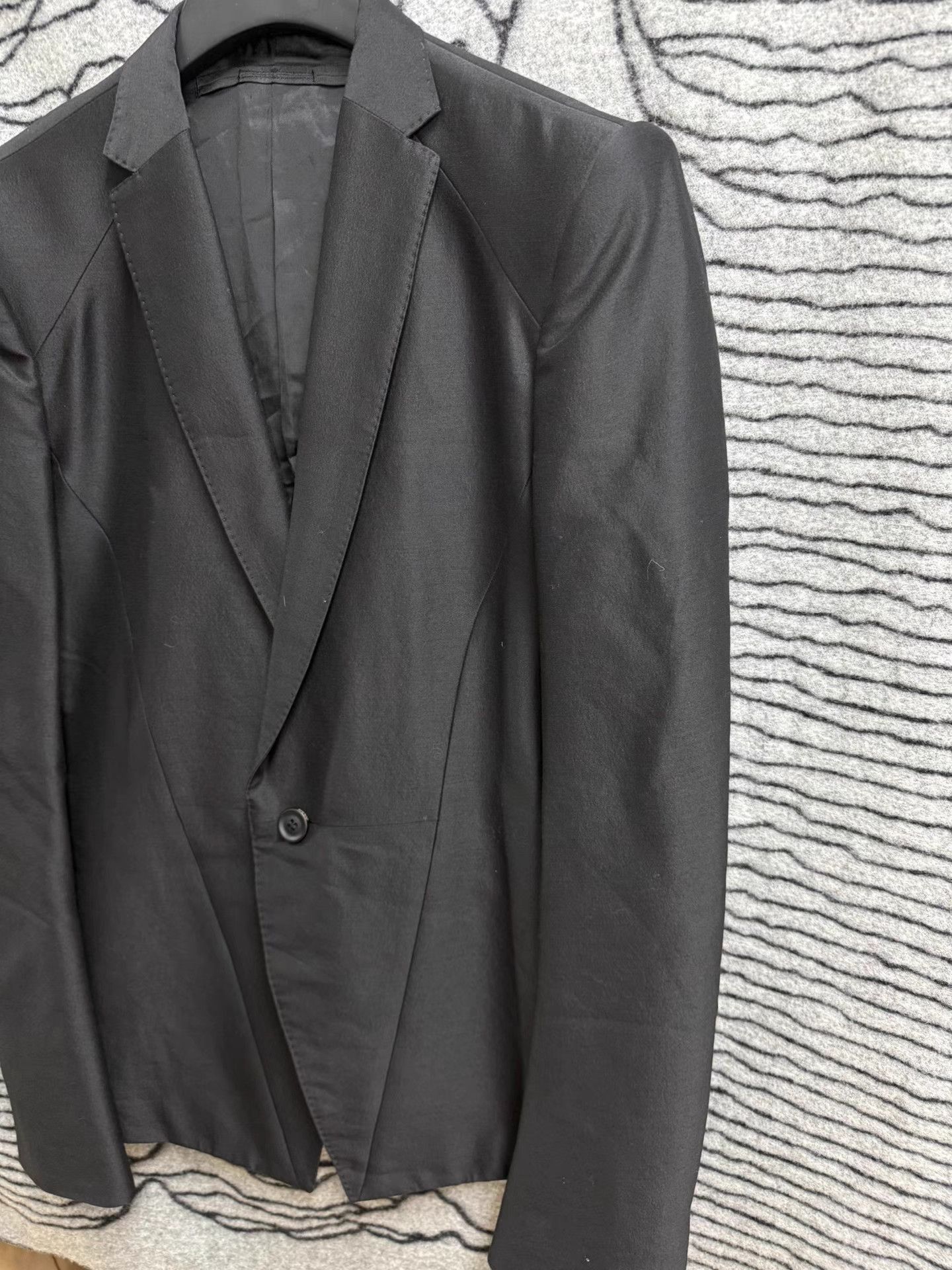 Julius Black Single-Button Blazer Size L Size US L / EU 52-54 / 3 - 3 Thumbnail