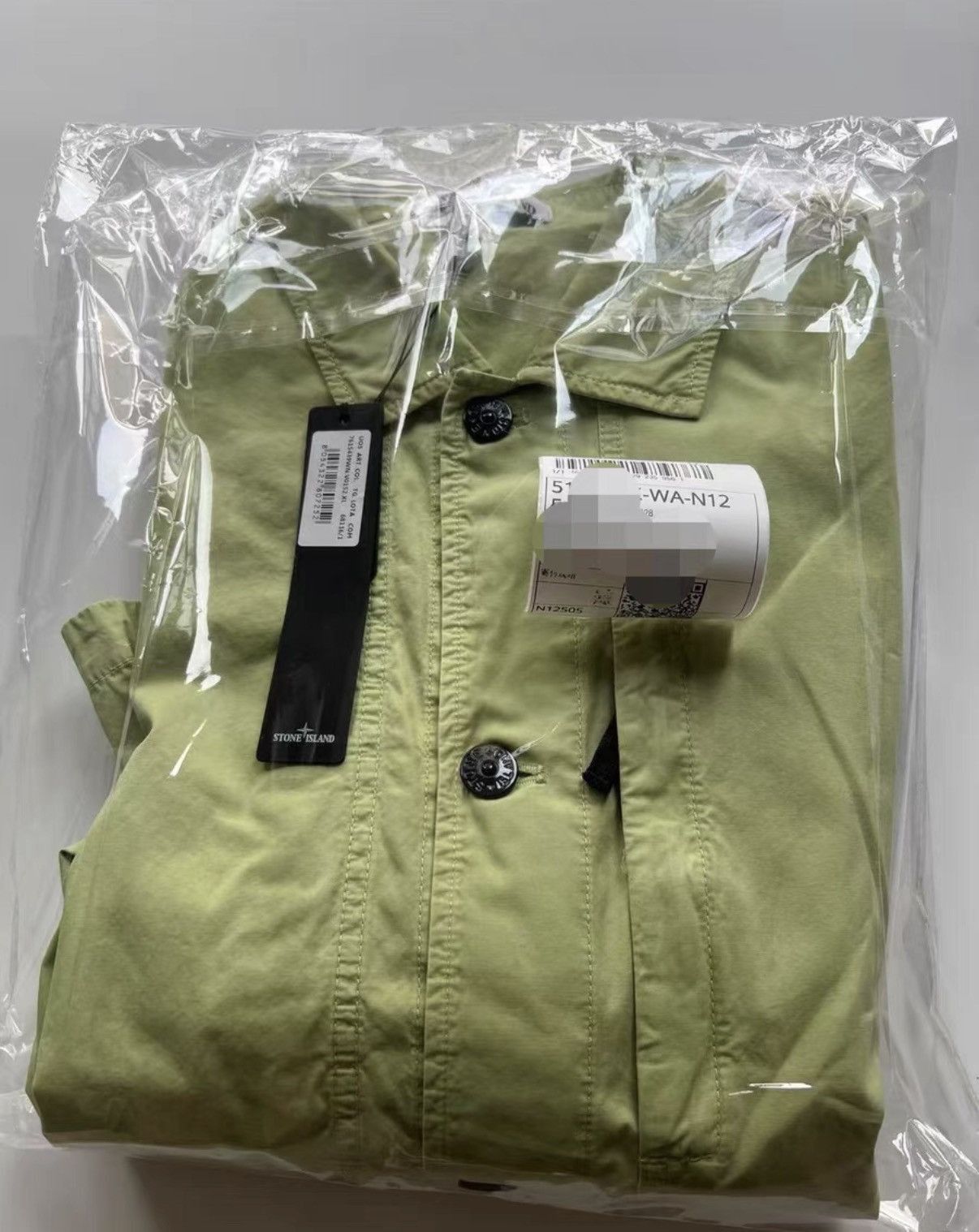 Stone Island Green Button-Front Utility Jacket XL Size US XL / EU 56 / 4 - 5 Thumbnail