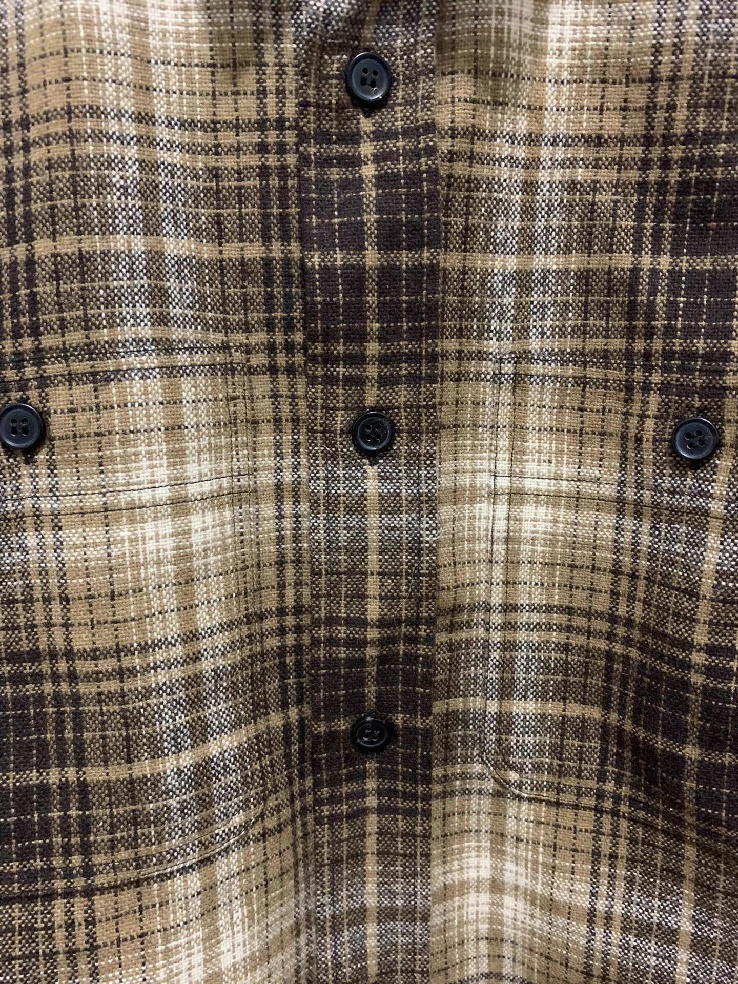Saint Laurent Paris Plaid Long-Sleeve Button-Up Shirt Size US XL / EU 56 / 4 - 4 Thumbnail