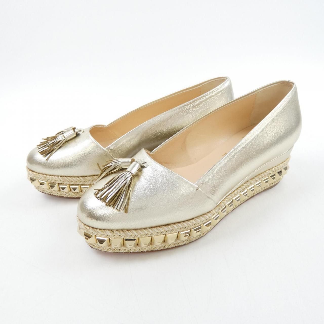 Christian Louboutin Christian Louboutin Christian Louboutin Leather Pumps Leather Shoes DUTY FREE for USA Size ONE SIZE - 3 Thumbnail