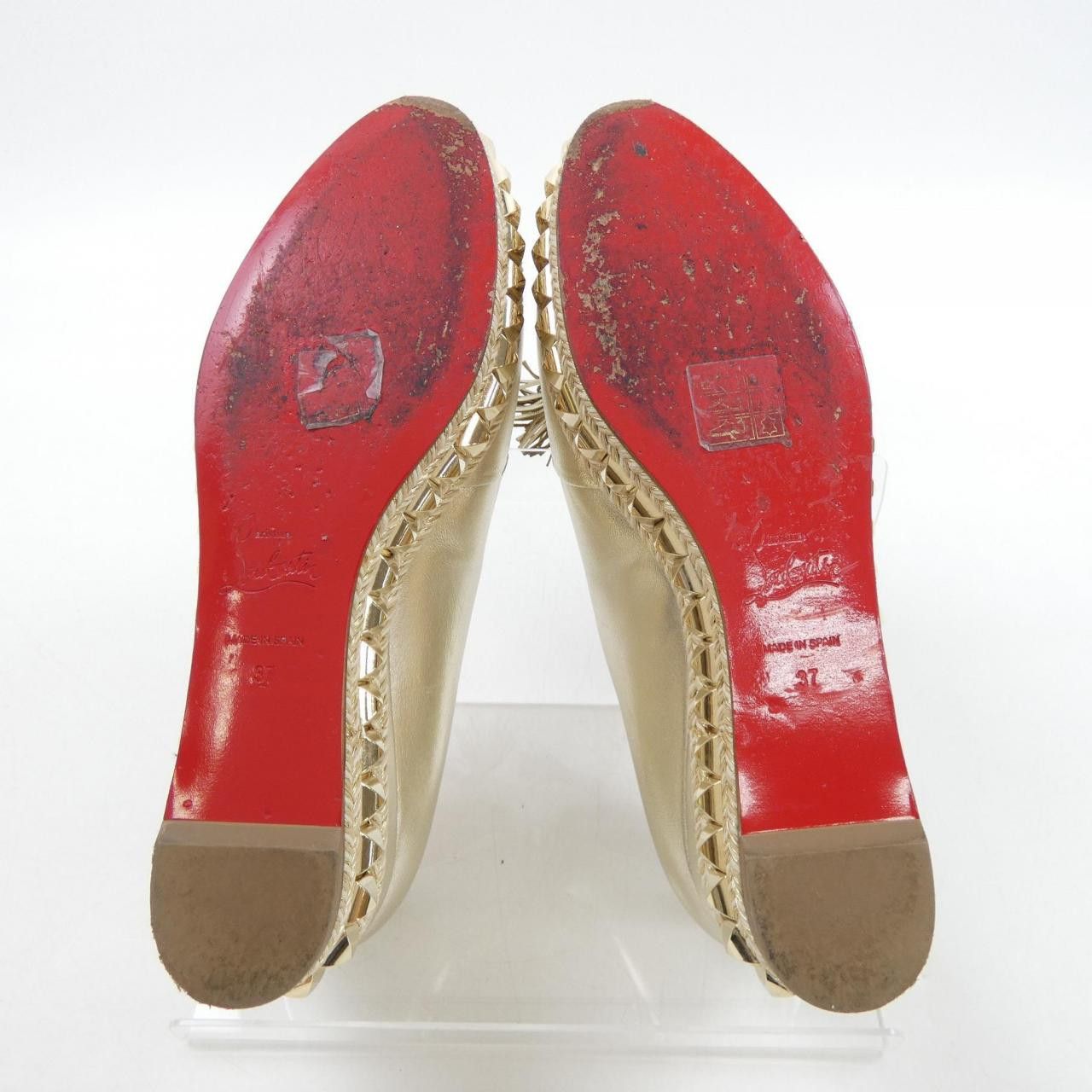 Christian Louboutin Christian Louboutin Christian Louboutin Leather Pumps Leather Shoes DUTY FREE for USA Size ONE SIZE - 4 Thumbnail