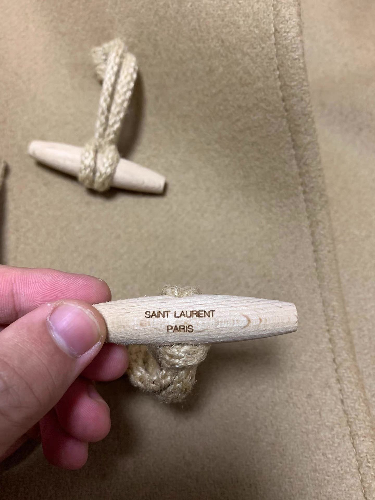 Saint Laurent Paris Yellow Toggle Hooded Coat Size M Size US M / EU 48-50 / 2 - 5 Thumbnail