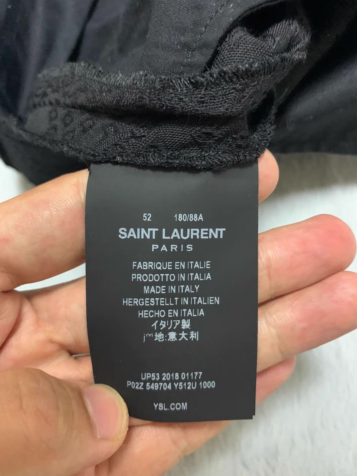 Saint Laurent Paris Black Flared Casual Pants Size 40 Size US 28 / EU 44 - 6 Thumbnail