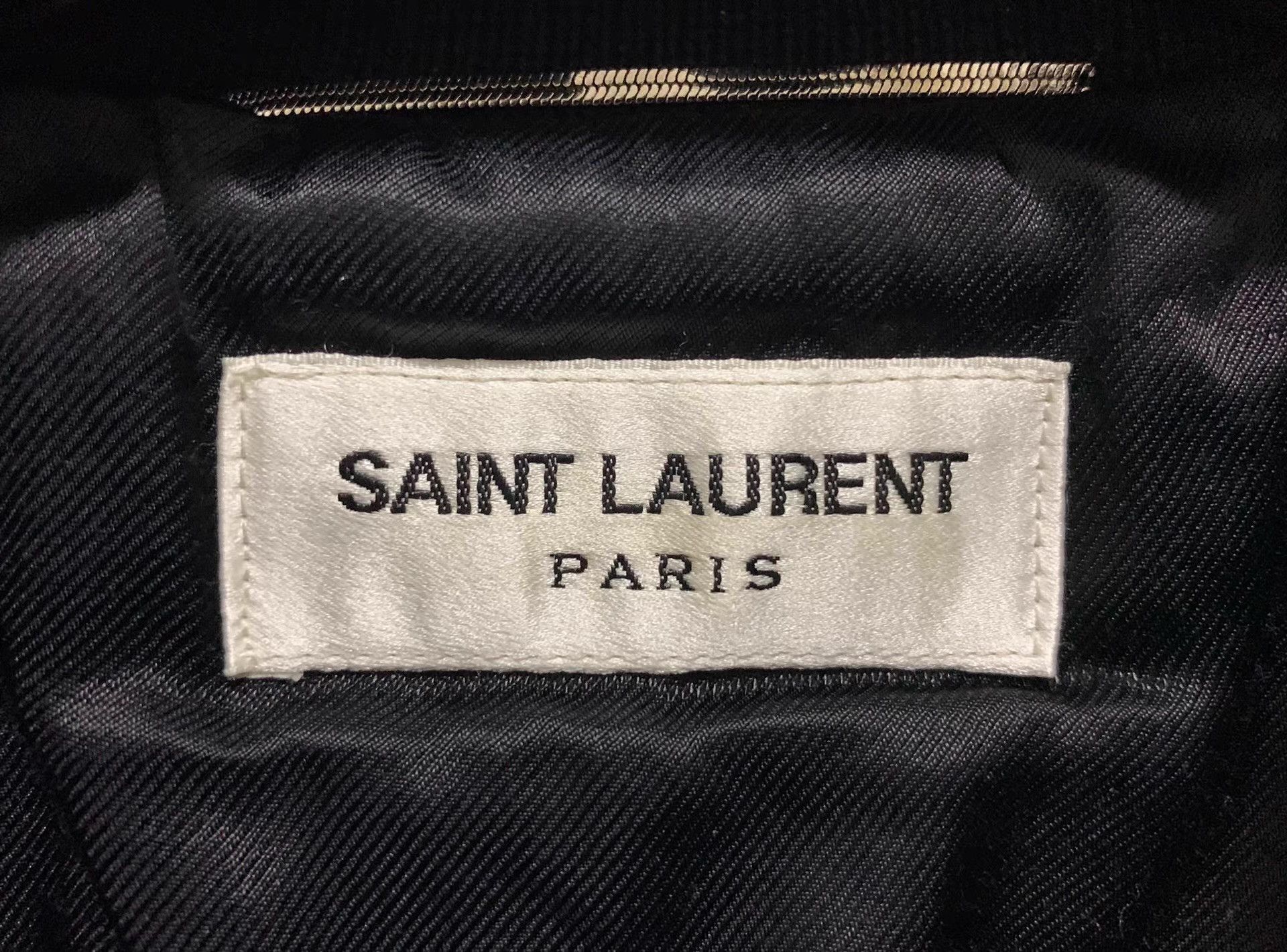 Saint Laurent Paris Multi Textured Leather Bomber Jacket Size US L / EU 52-54 / 3 - 8 Thumbnail