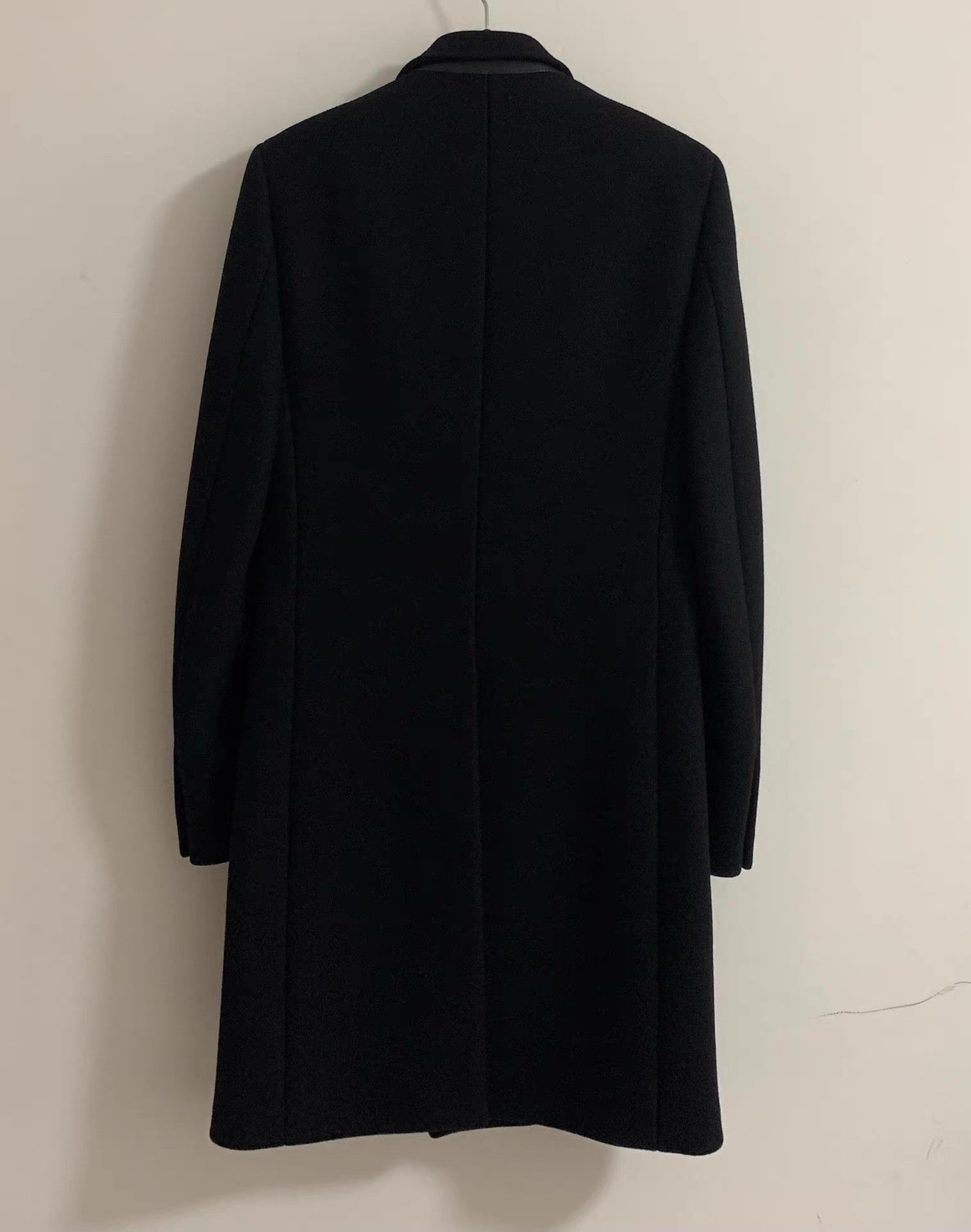 Saint Laurent Paris Black Long Wool Blend Coat - Size S Size US S / EU 44-46 / 1 - 2 Thumbnail