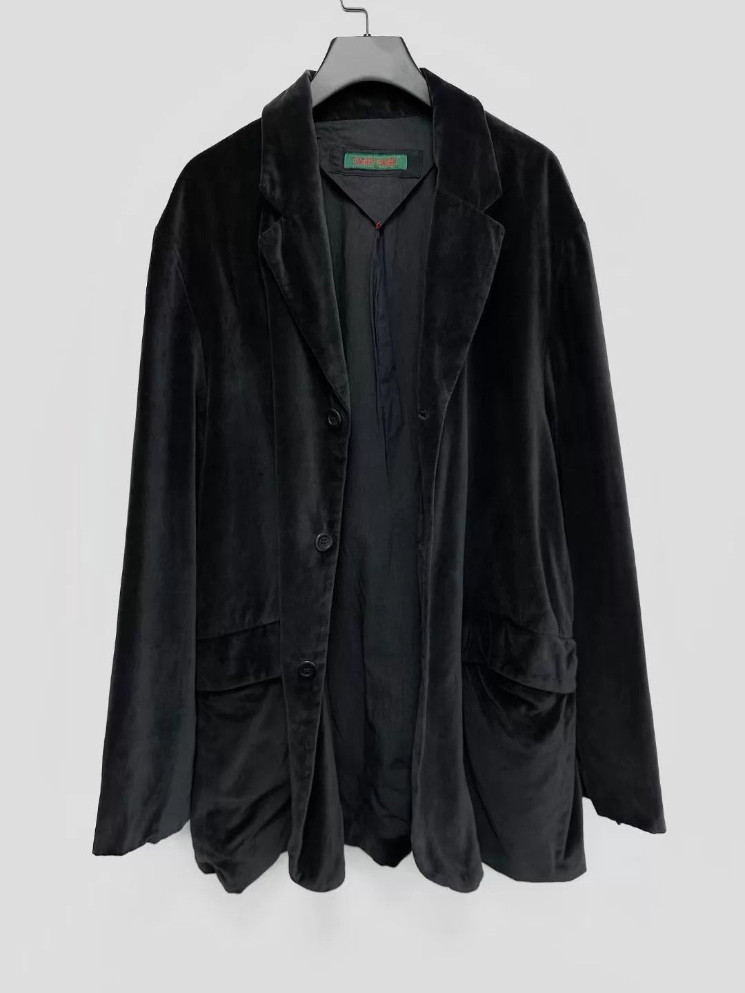 Casey Casey Black Velvet Single-Breasted Blazer Size US S / EU 44-46 / 1 - 3 Thumbnail