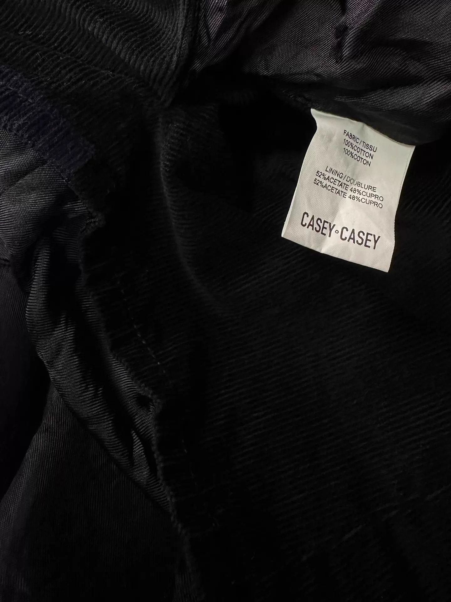 Casey Casey Black Corduroy Button-Front Vest Size US S / EU 44-46 / 1 - 7 Thumbnail
