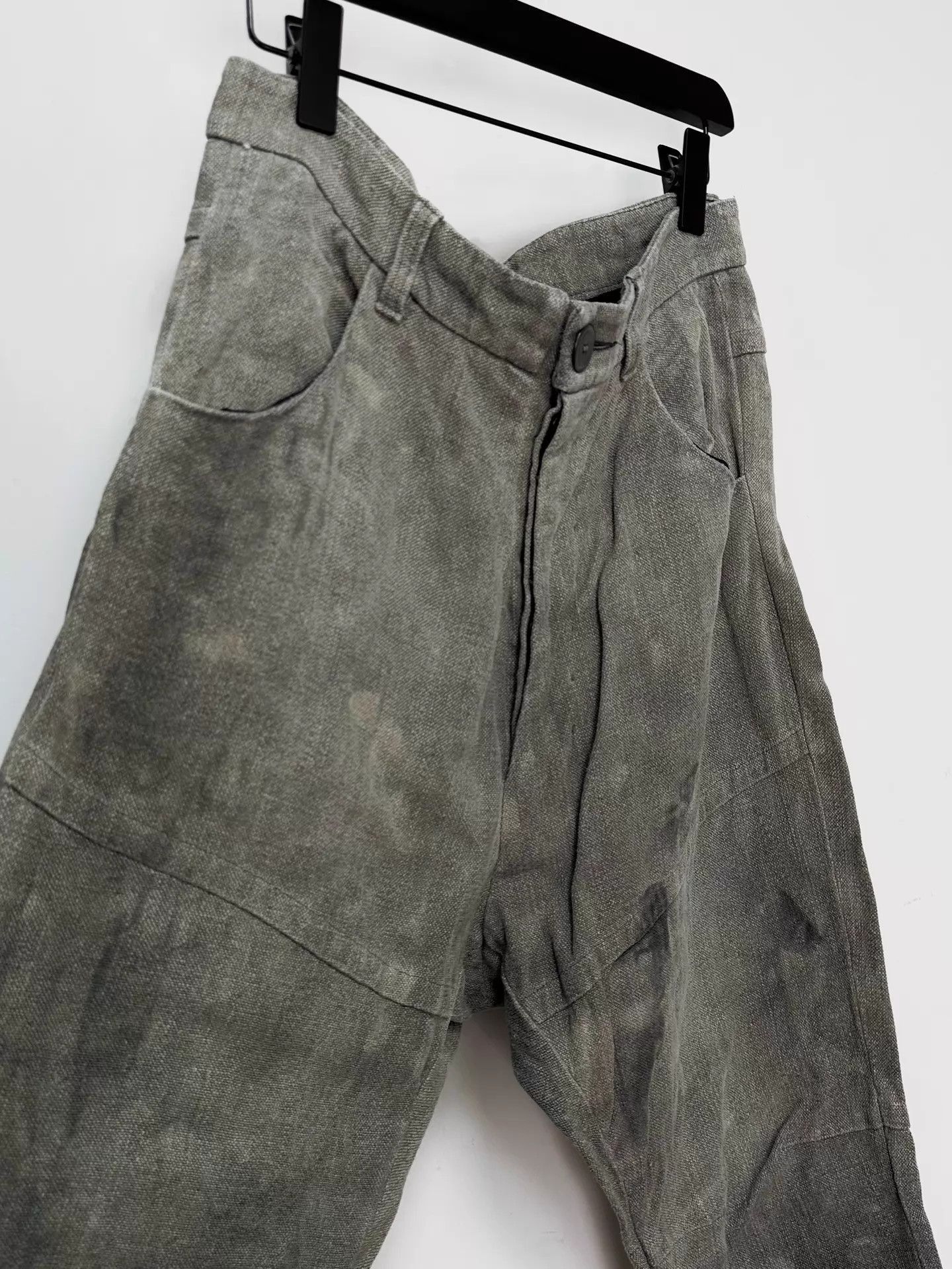 Biek Verstappen Gray Cropped Pants Size 32 Size US 32 / EU 48 - 5 Thumbnail