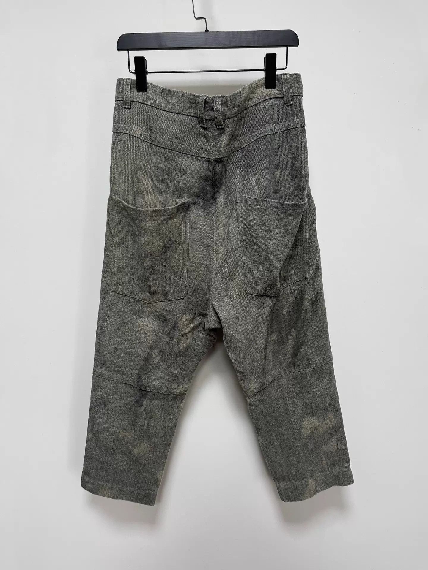 Biek Verstappen Gray Cropped Pants Size 32 Size US 32 / EU 48 - 2 Thumbnail