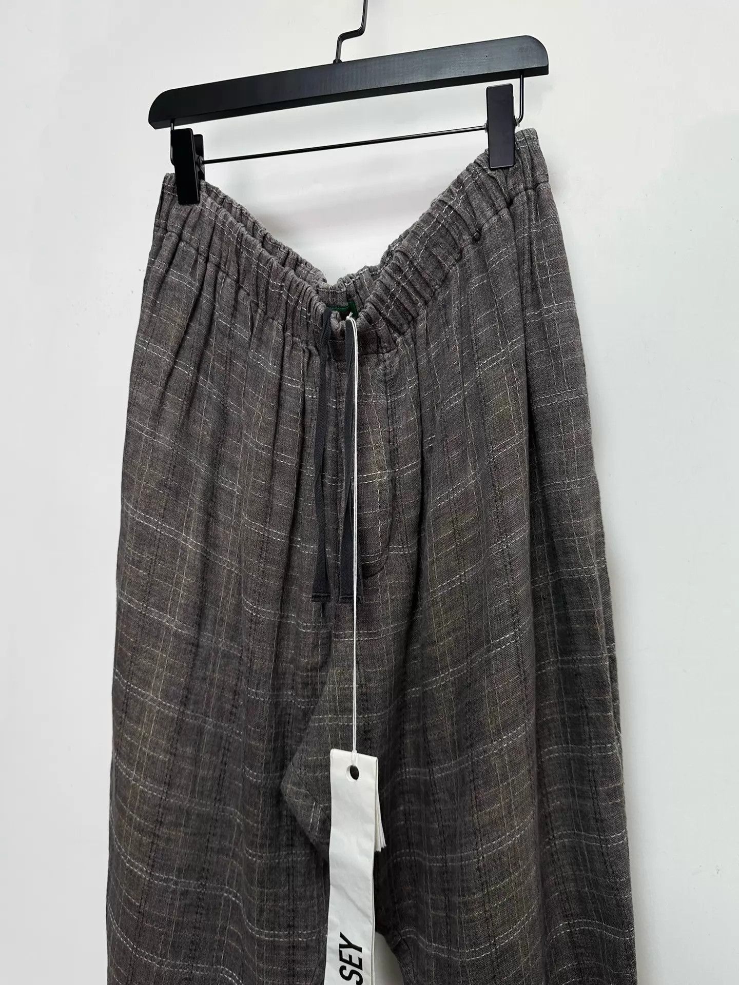 Casey Casey Gray Checked Casual Pants Size 32 Size US 32 / EU 48 - 3 Thumbnail