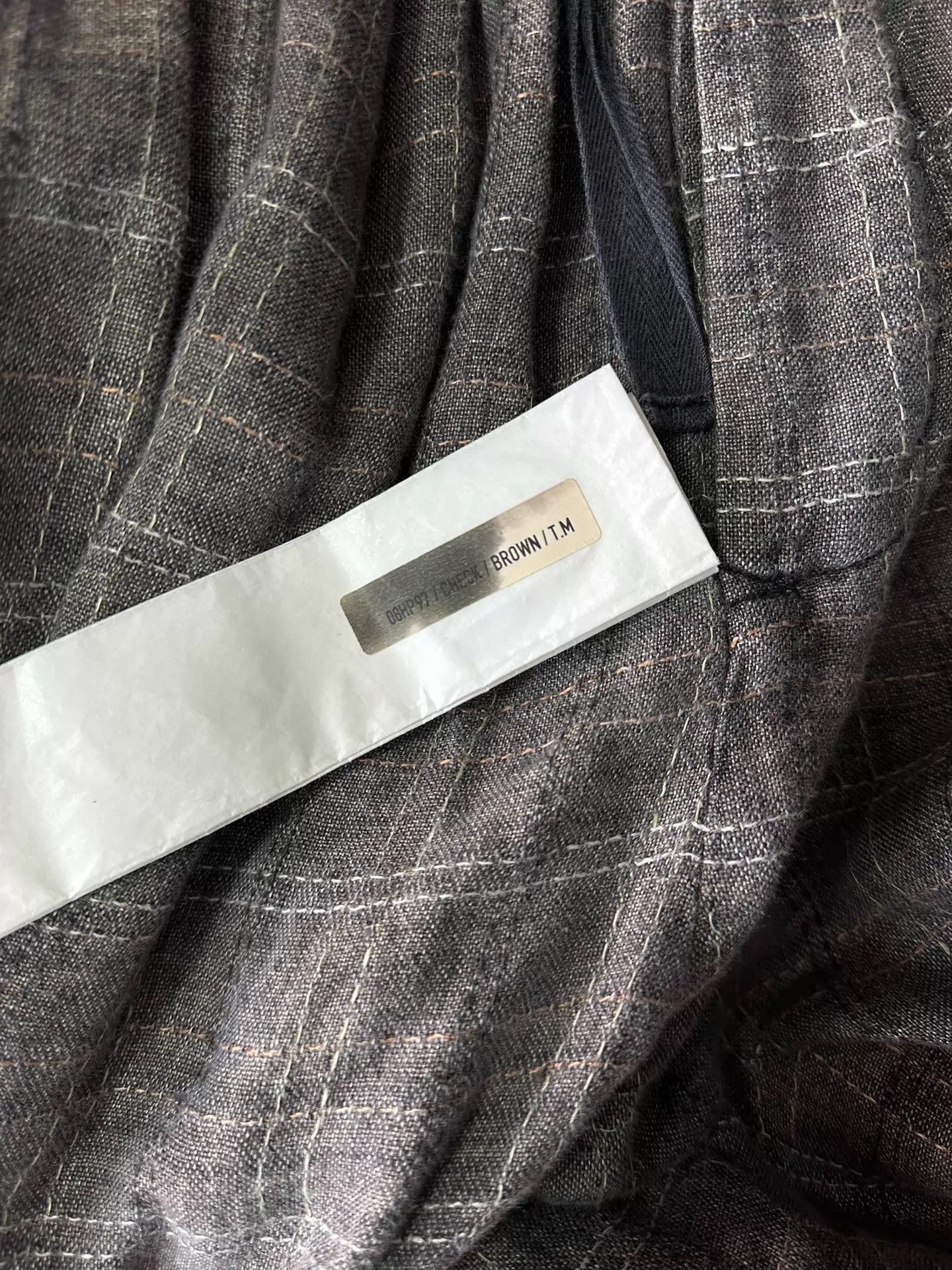 Casey Casey Gray Checked Casual Pants Size 32 Size US 32 / EU 48 - 6 Thumbnail