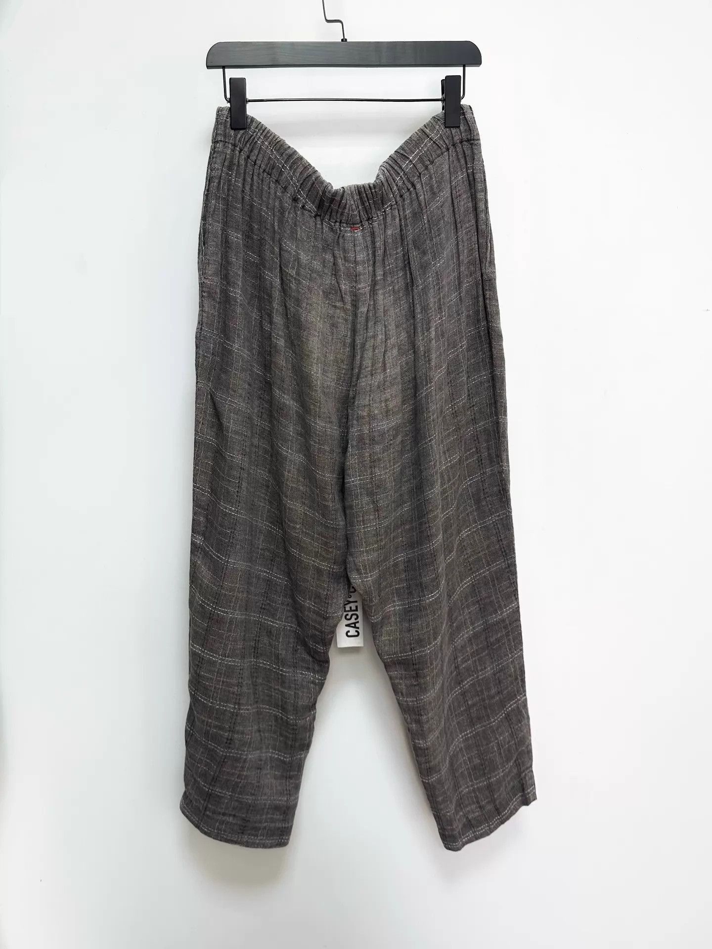 Casey Casey Gray Checked Casual Pants Size 32 Size US 32 / EU 48 - 2 Thumbnail