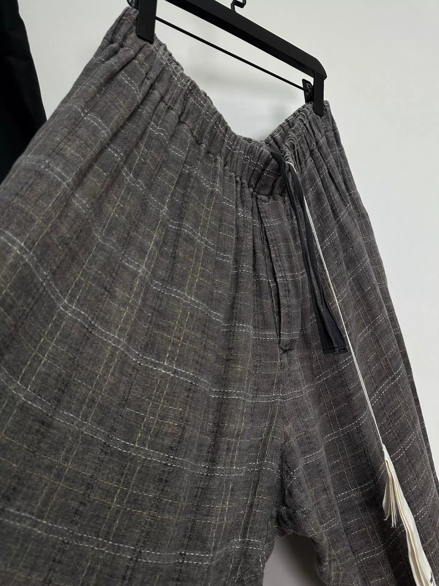 Casey Casey Gray Checked Casual Pants Size 32 Size US 32 / EU 48 - 5 Thumbnail
