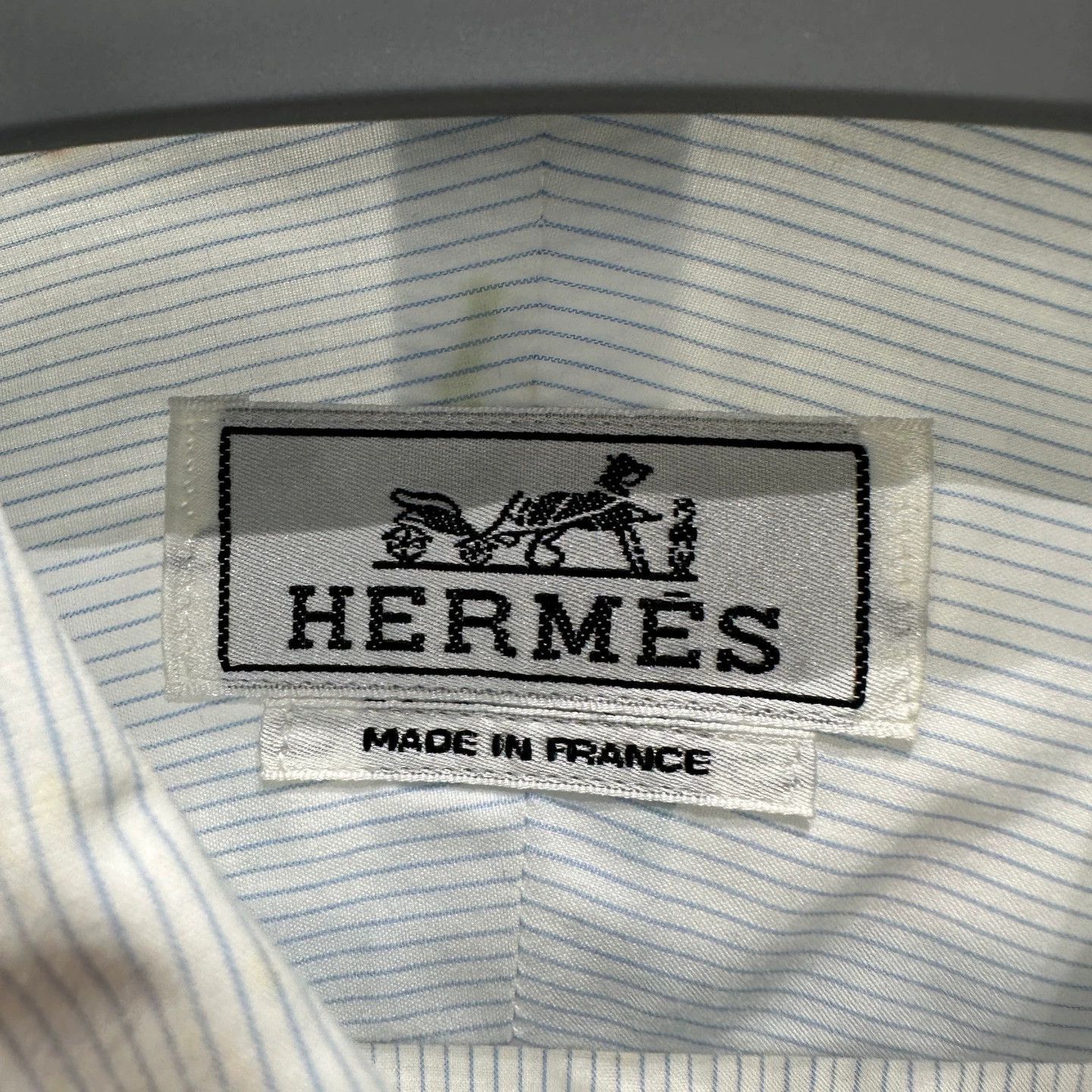 Hermes Multi-Patterned Long Sleeve Button-Up Shirt Size US L / EU 52-54 / 3 - 3 Thumbnail