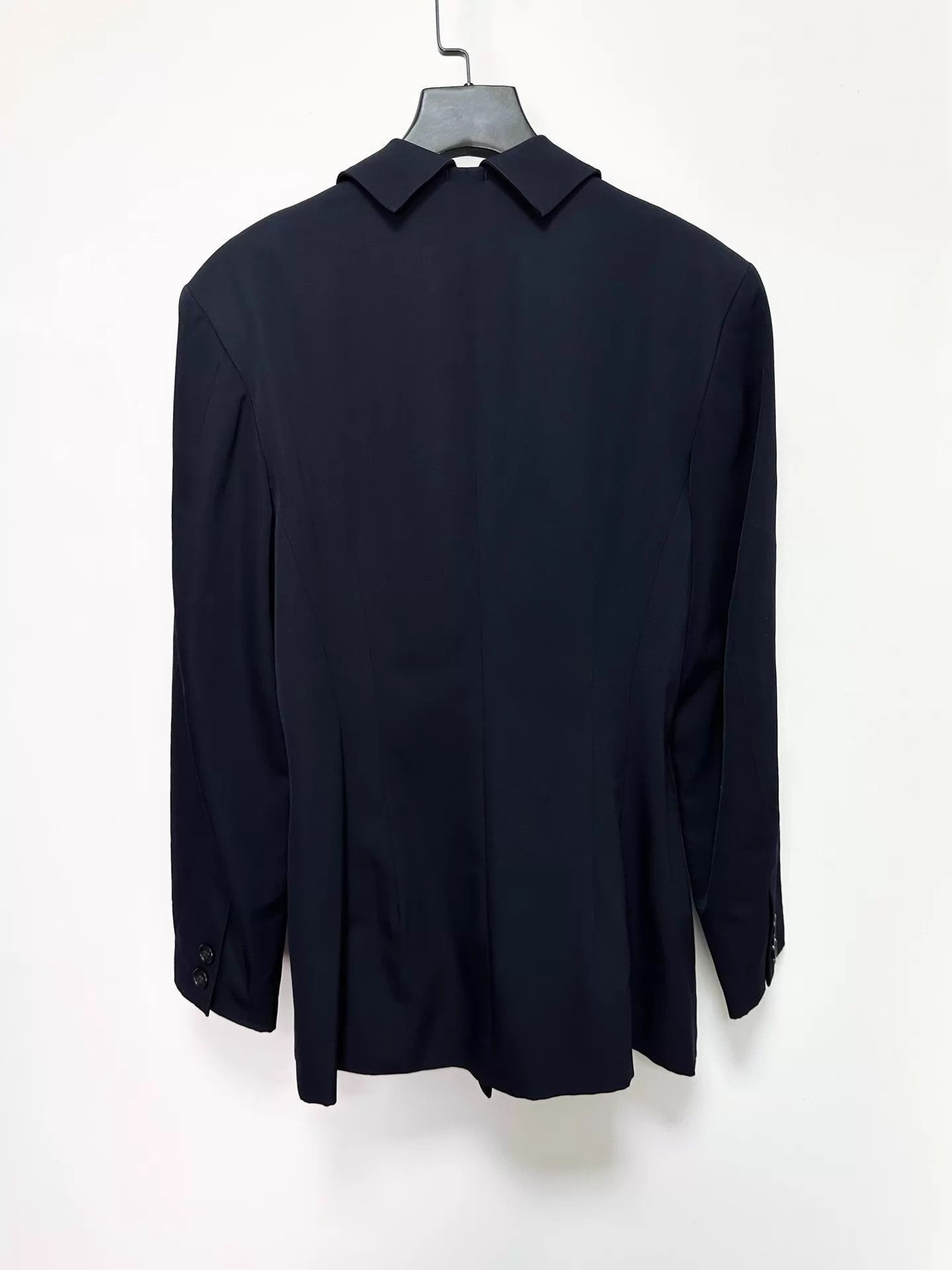 Yohji Yamamoto Black Tailored Blazer - Size S Size US S / EU 44-46 / 1 - 2 Thumbnail