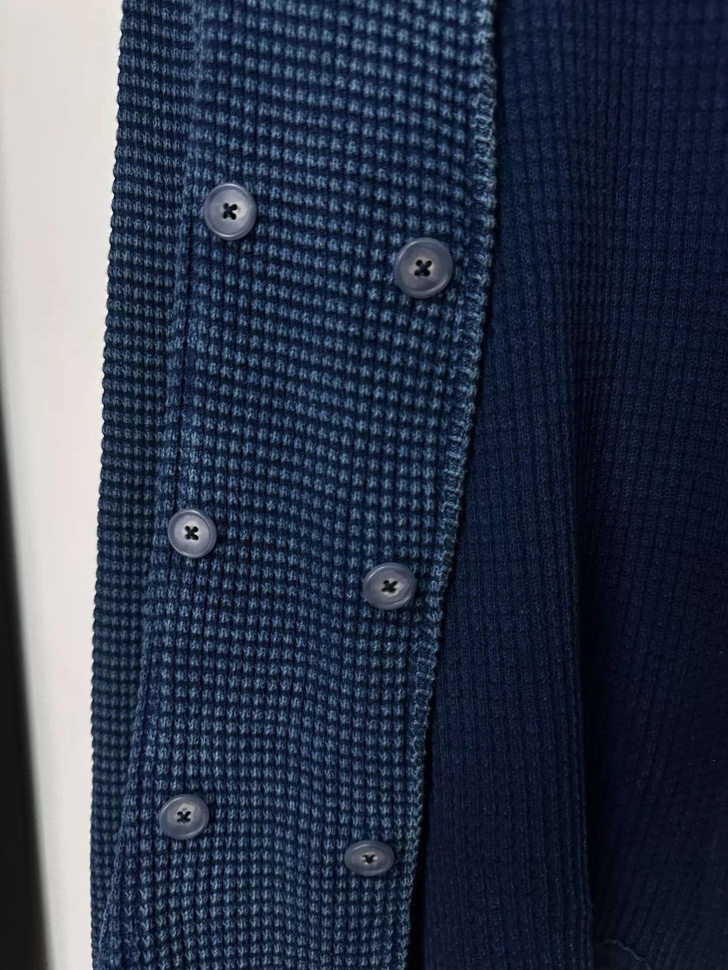 Porter Classic Blue Textured Double-Breasted Light Jacket XL Size US XL / EU 56 / 4 - 5 Thumbnail