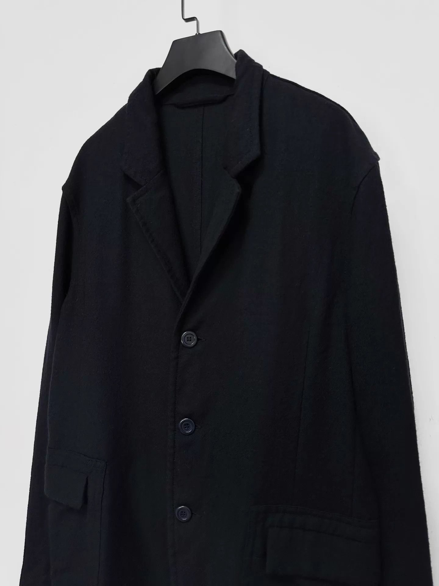 Casey Casey Black Lightweight Button-Front Jacket - Size S Size US S / EU 44-46 / 1 - 5 Thumbnail