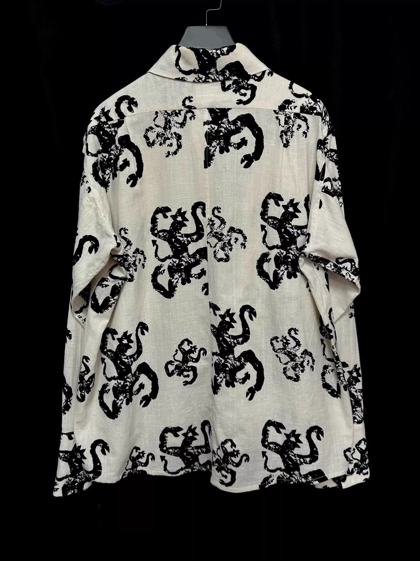 John Alexander Skelton Multi-Print Long Sleeve Button-Up Shirt Size US S / EU 44-46 / 1 - 2 Thumbnail