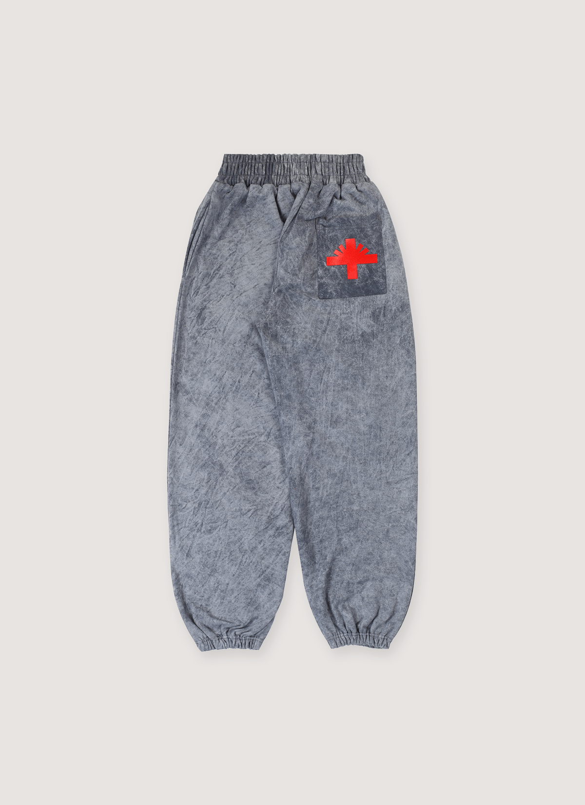 Vertabrae C-1 Sweatpants Washed Grey Red Size US 30 / EU 46 - 2 Thumbnail