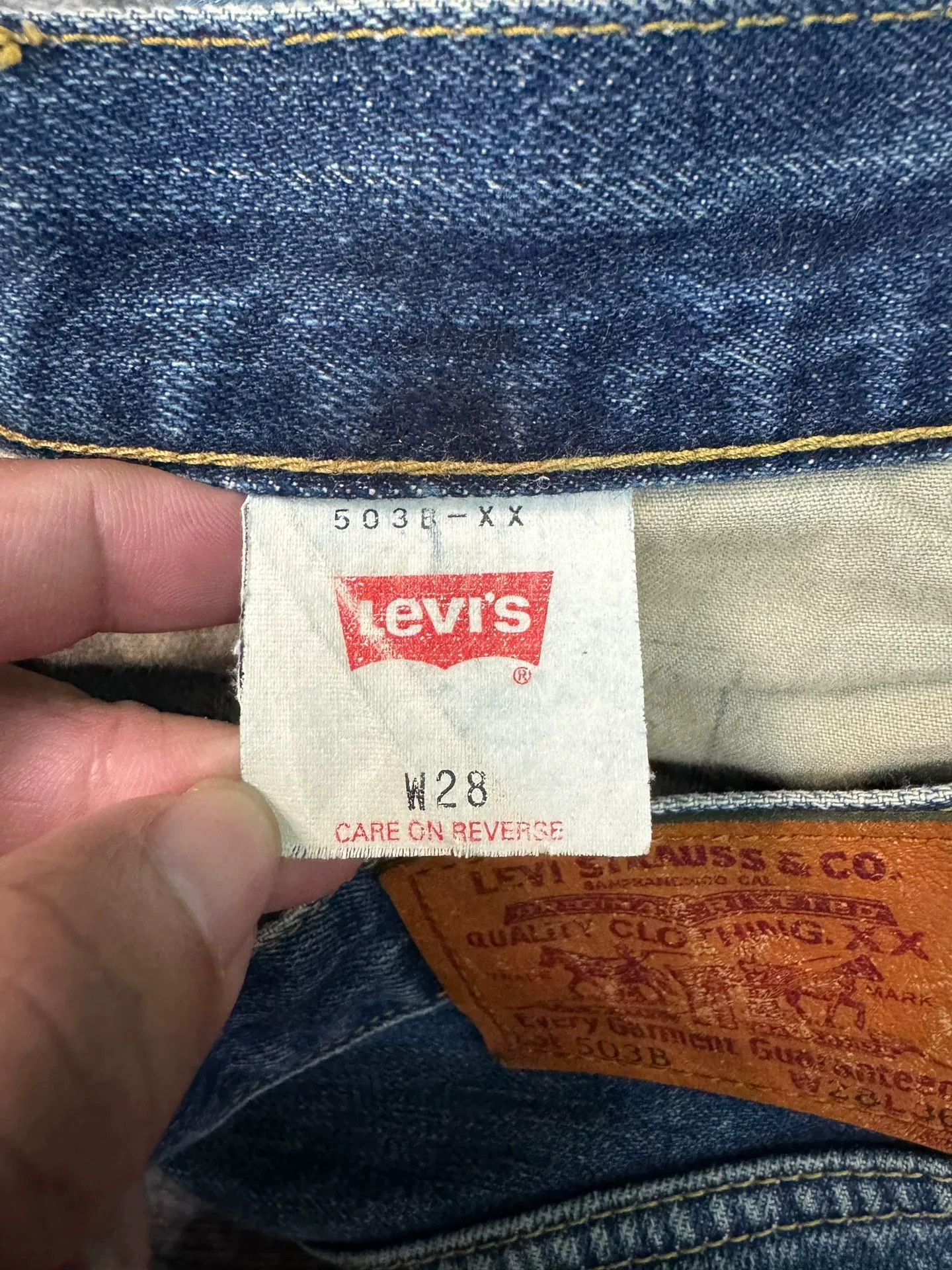 Levi's Vintage Levi's 503 Big E Jeans Size US 29 - 6 Thumbnail