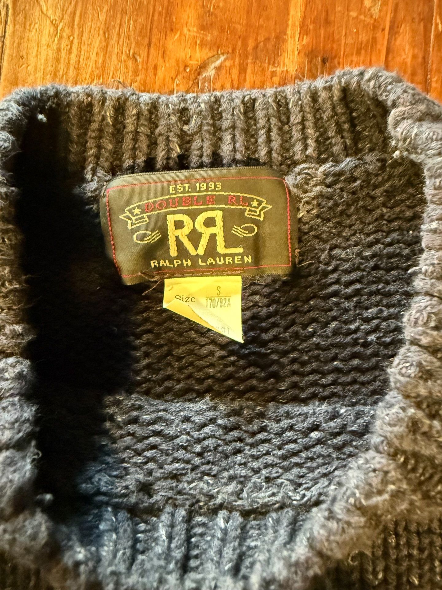 RRL Ralph Lauren RRL Ralph Lauren Gray Knit Sweater S Size US S / EU 44-46 / 1 - 3 Thumbnail