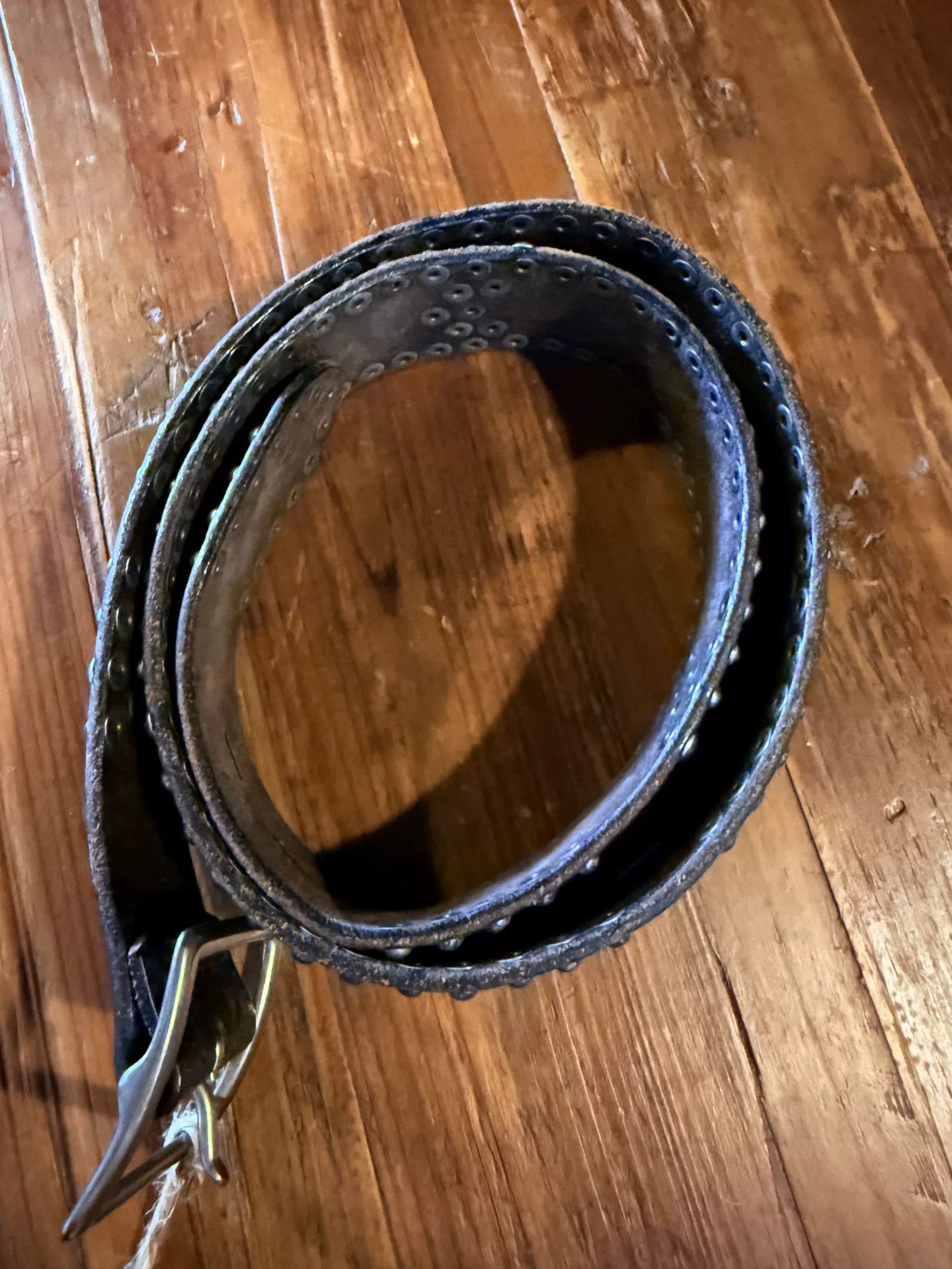 Ralph Lauren Ralph Lauren Black Rivet Belt Size ONE SIZE - 3 Thumbnail