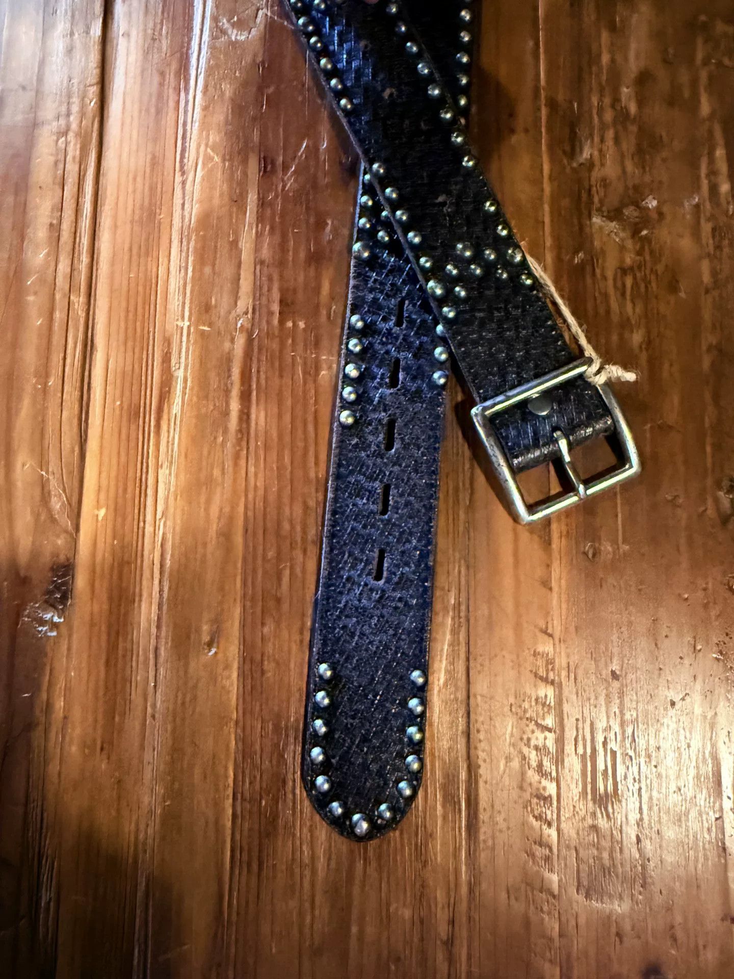 Ralph Lauren Ralph Lauren Black Rivet Belt Size ONE SIZE - 2 Thumbnail