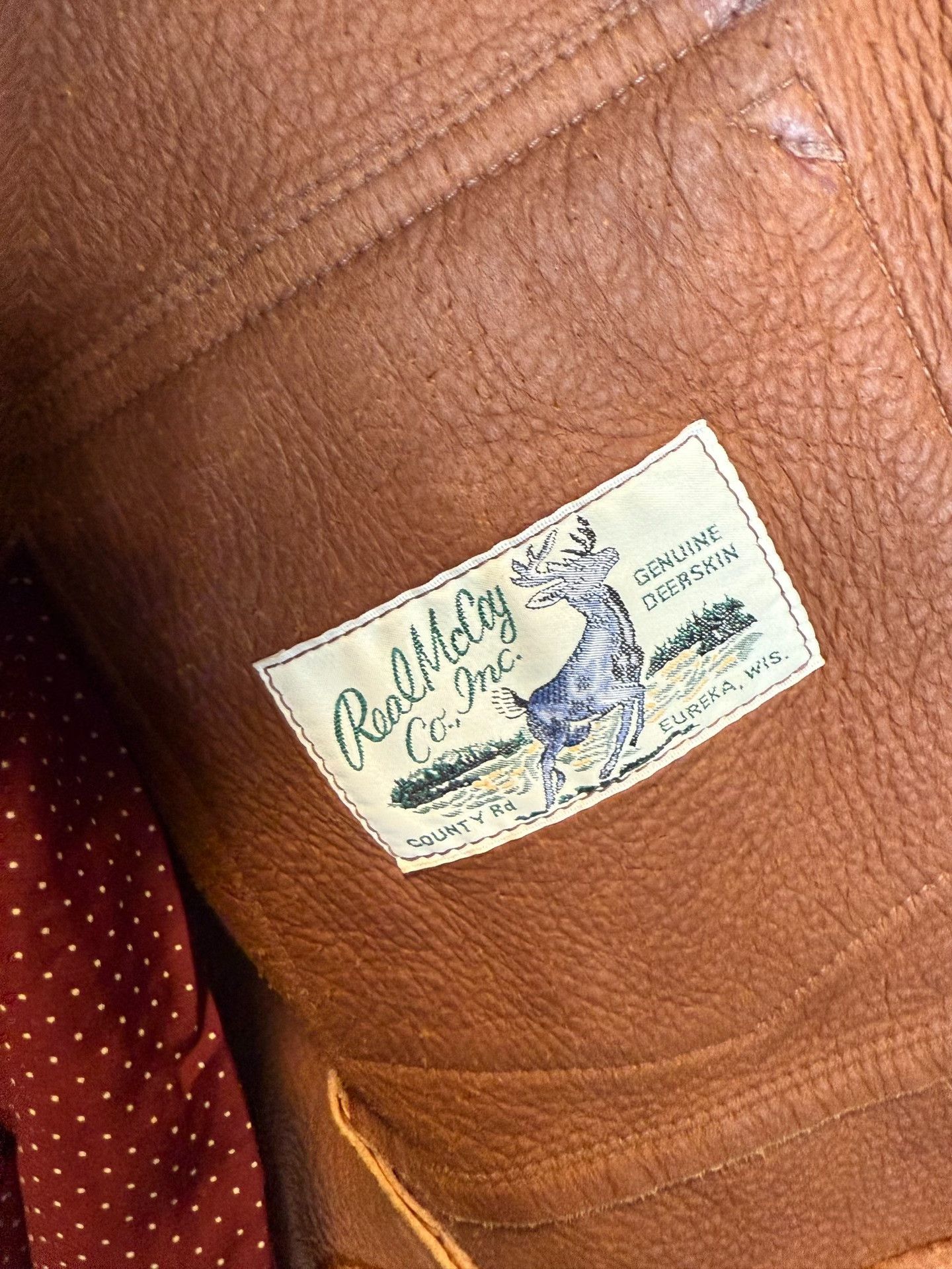The Real McCoy's Real McCoy Joe McCoy Deerskin Jacket Size US XS / EU 42 / 0 - 3 Thumbnail