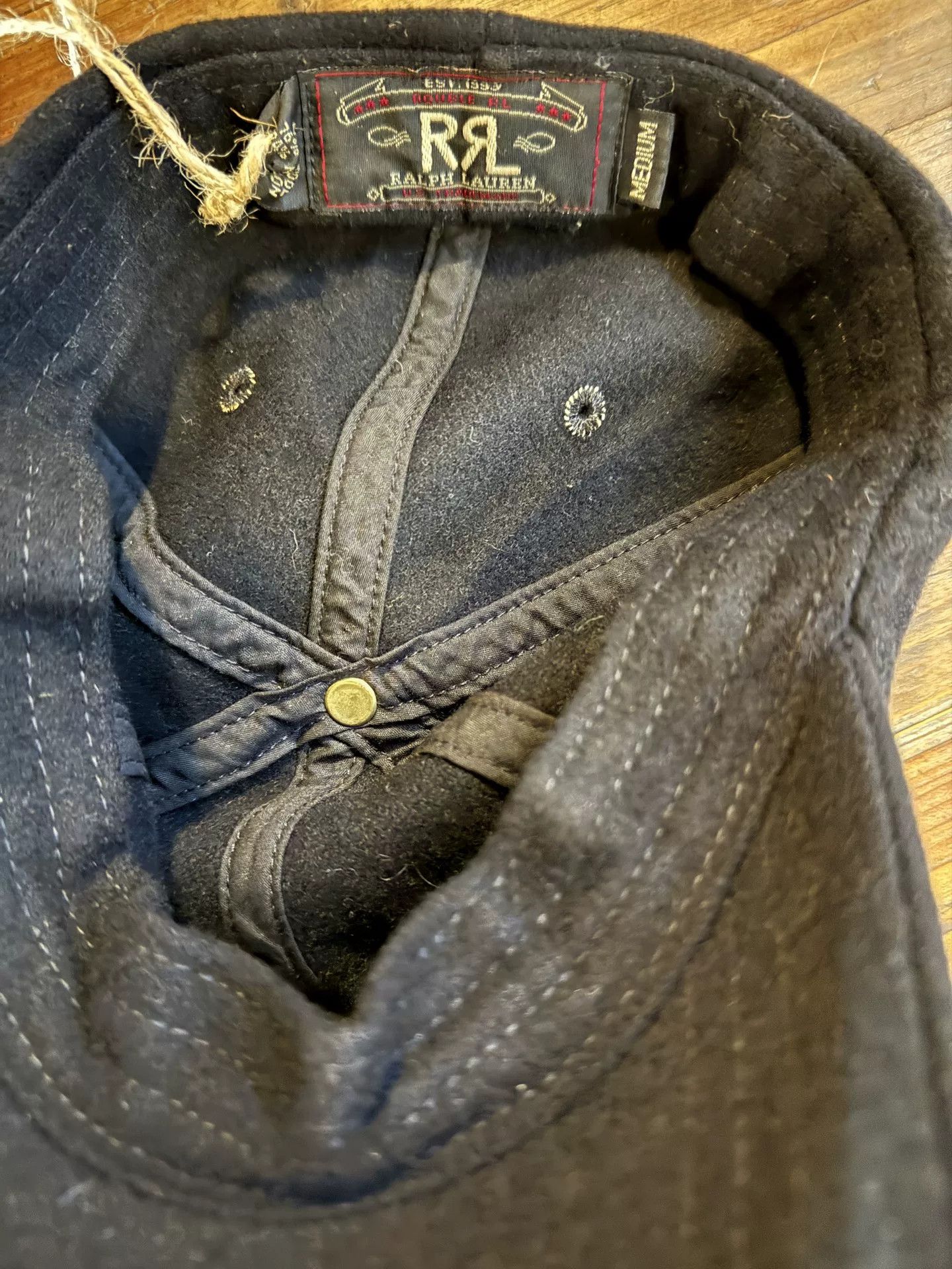 RRL Ralph Lauren RRL Denim Baseball Cap Size ONE SIZE - 5 Thumbnail