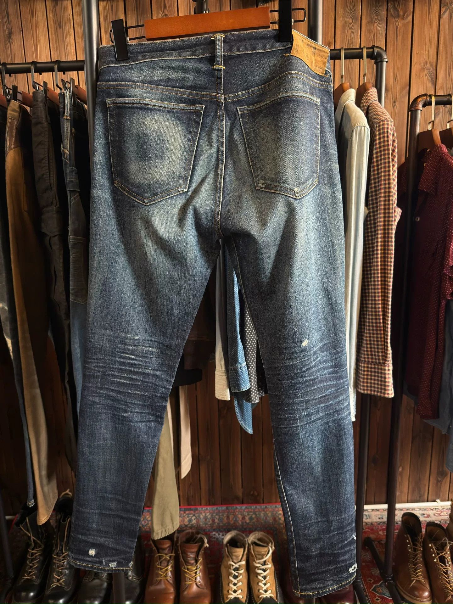 RRL Ralph Lauren RRL Classic Blue Washed Jeans Size 28 Size US 28 / EU 44 - 2 Thumbnail