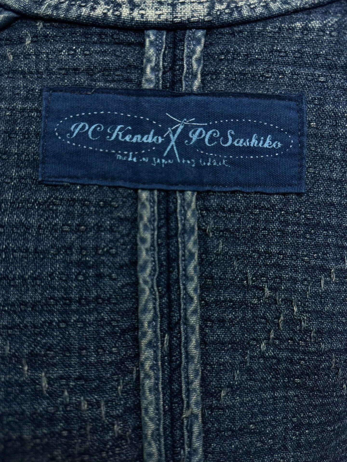 Porter Blue Textured Button-Front Jacket Size S Size US S / EU 44-46 / 1 - 8 Thumbnail