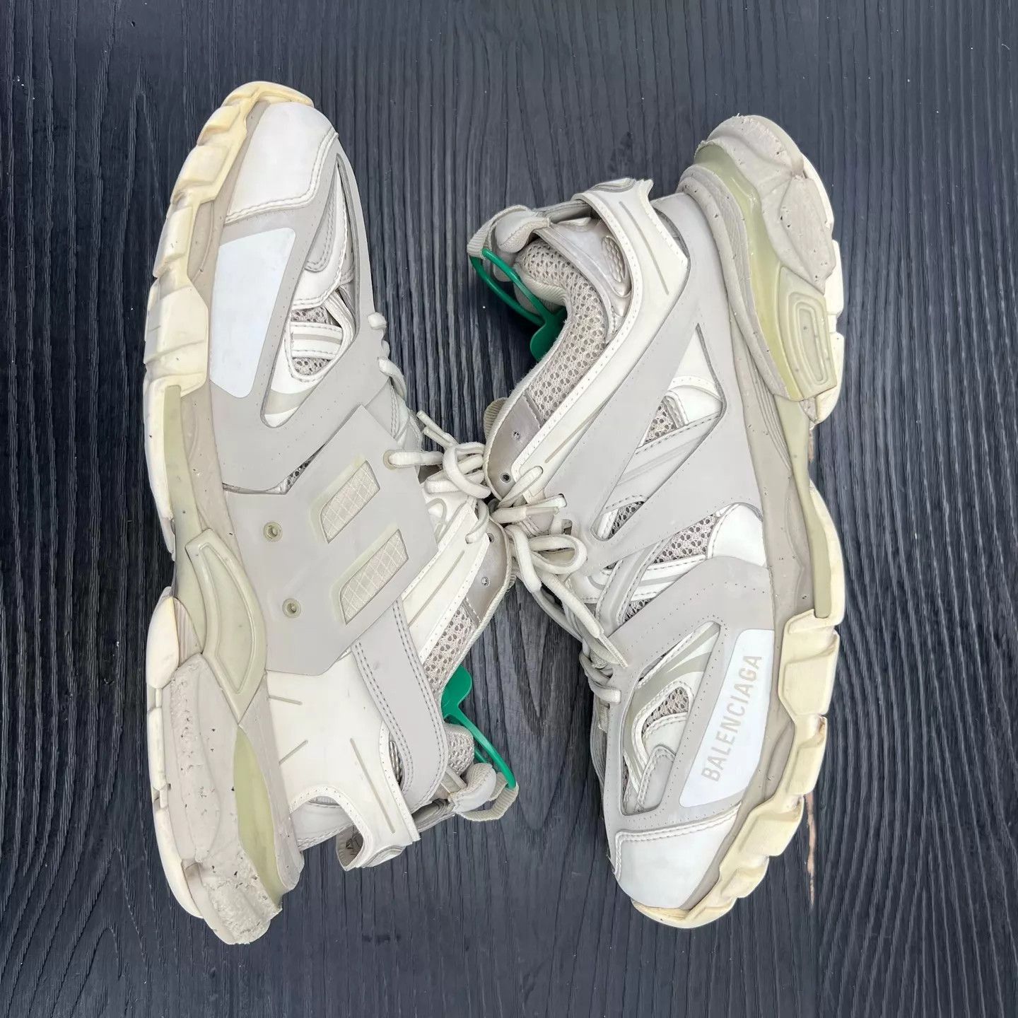 Balenciaga Multi Color Chunky Hitop Sneakers Size 9 Size US 9 / EU 42 - 3 Thumbnail