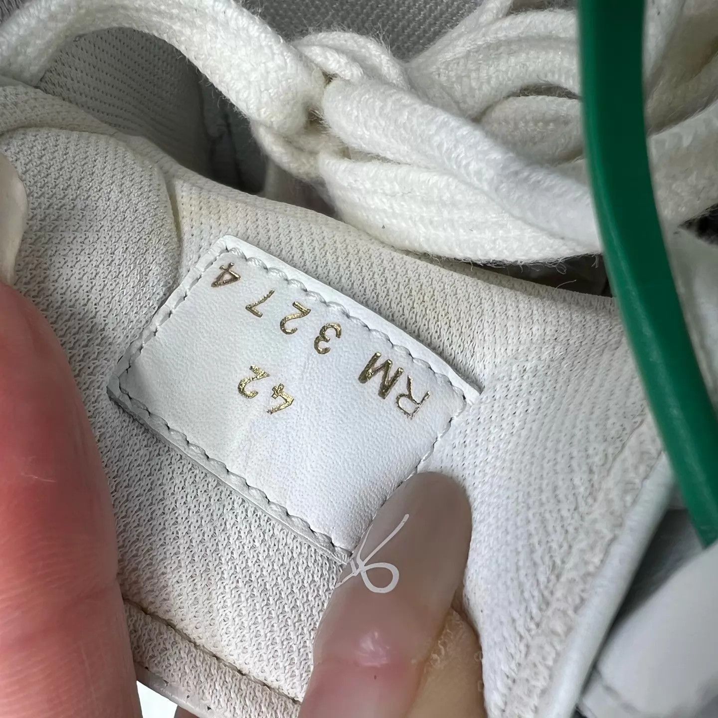 Celine White Low-Top Leather Sneakers Size US 9 / EU 42 - 8 Thumbnail
