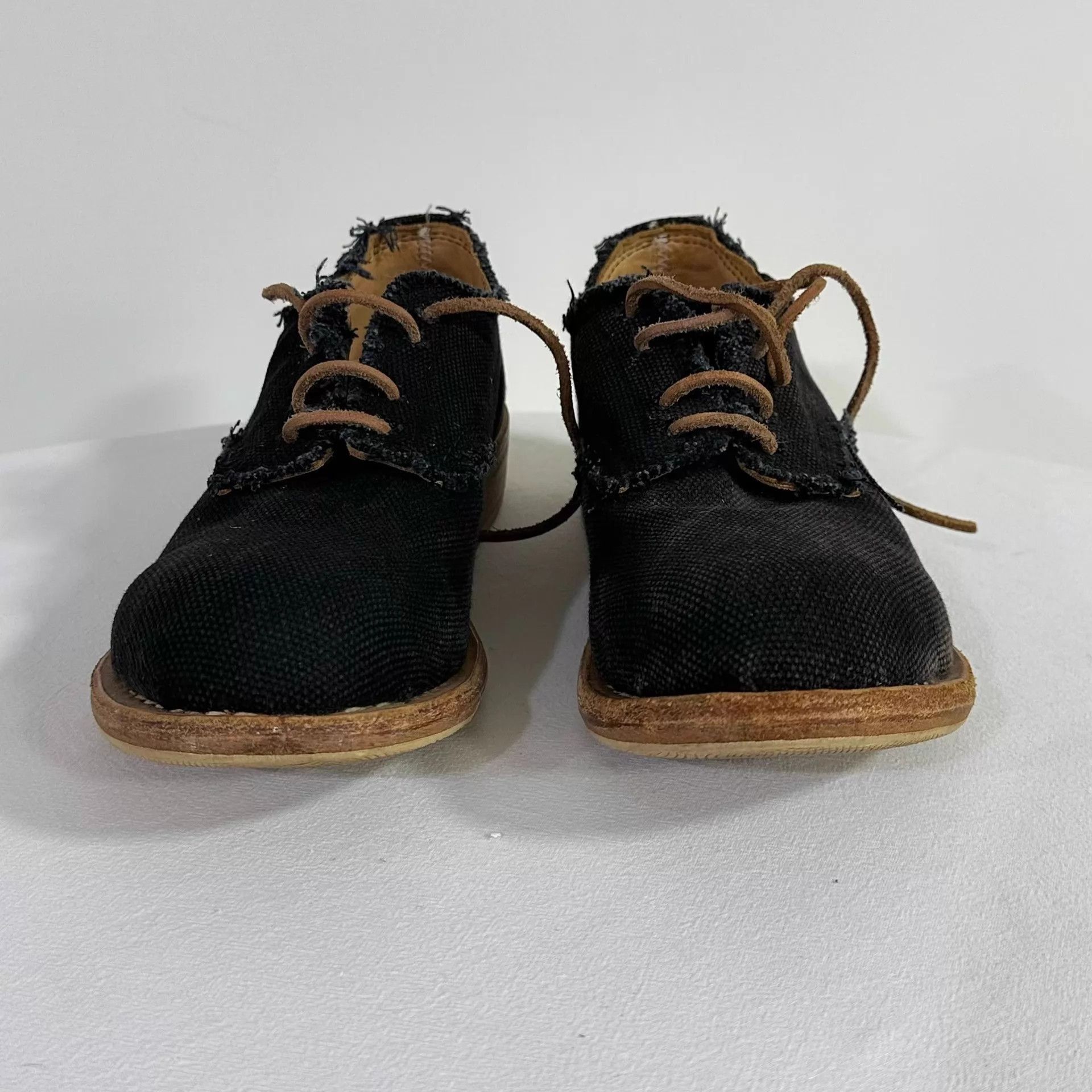 P.R. Patterson Black Low Top Lace-Up Shoes Size 7 Size US 7 / EU 40 - 2 Thumbnail