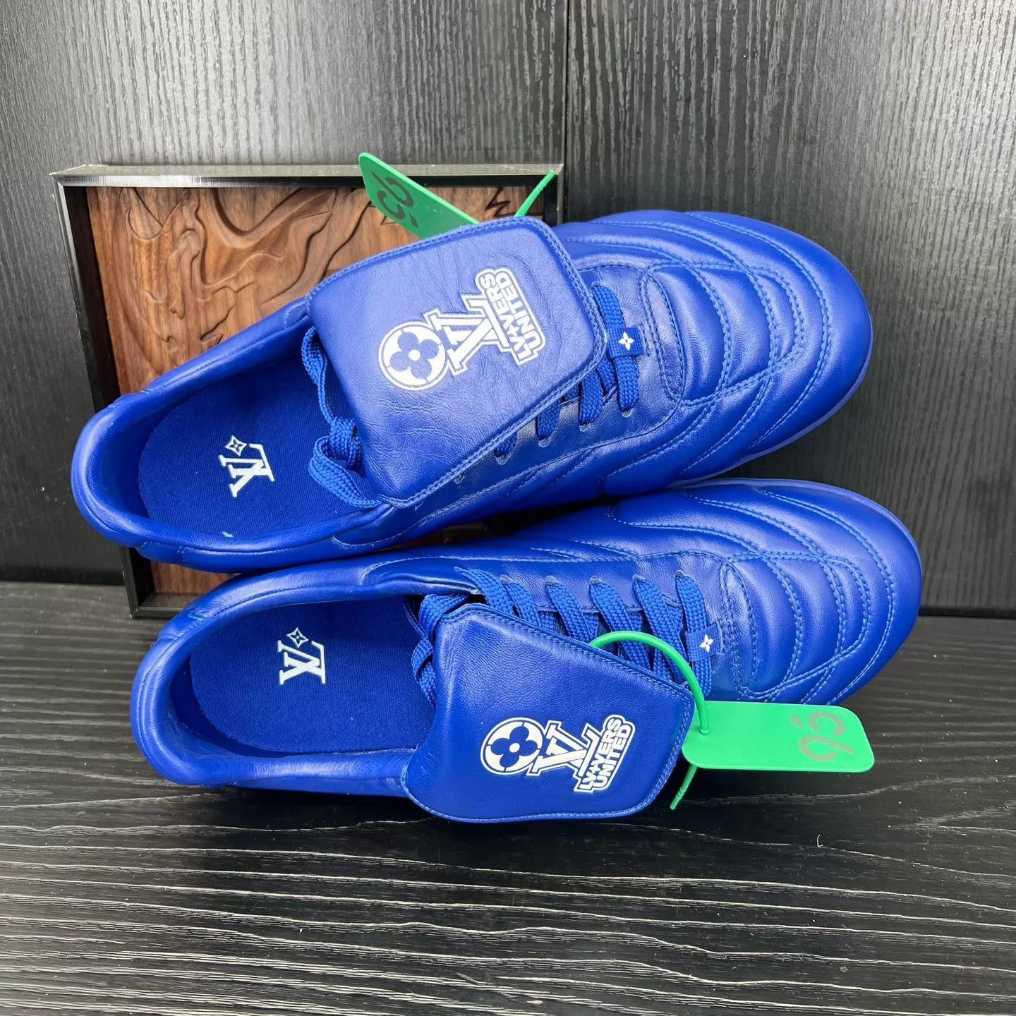Louis Vuitton Blue Leather Athletic Shoes Size 8 Size US 8 / EU 41 - 8 Thumbnail