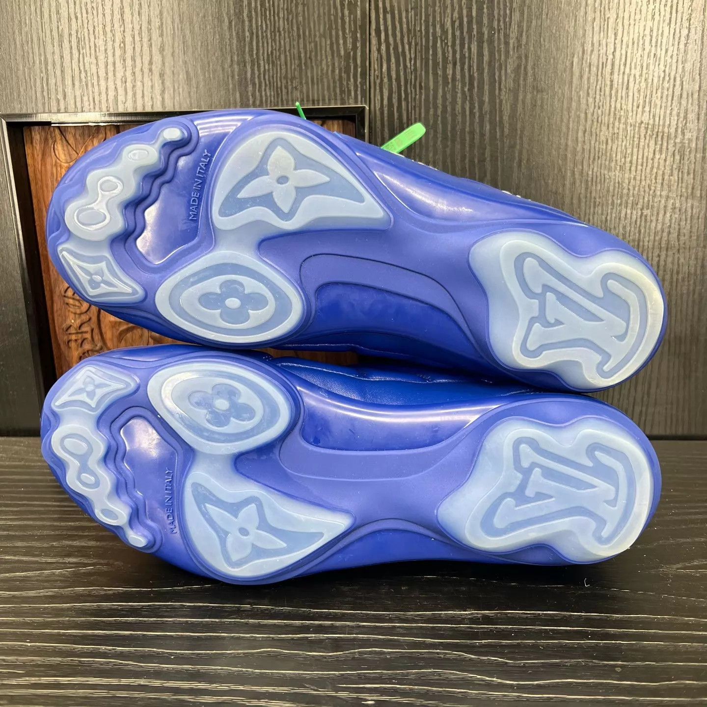Louis Vuitton Blue Leather Athletic Shoes Size 8 Size US 8 / EU 41 - 6 Thumbnail