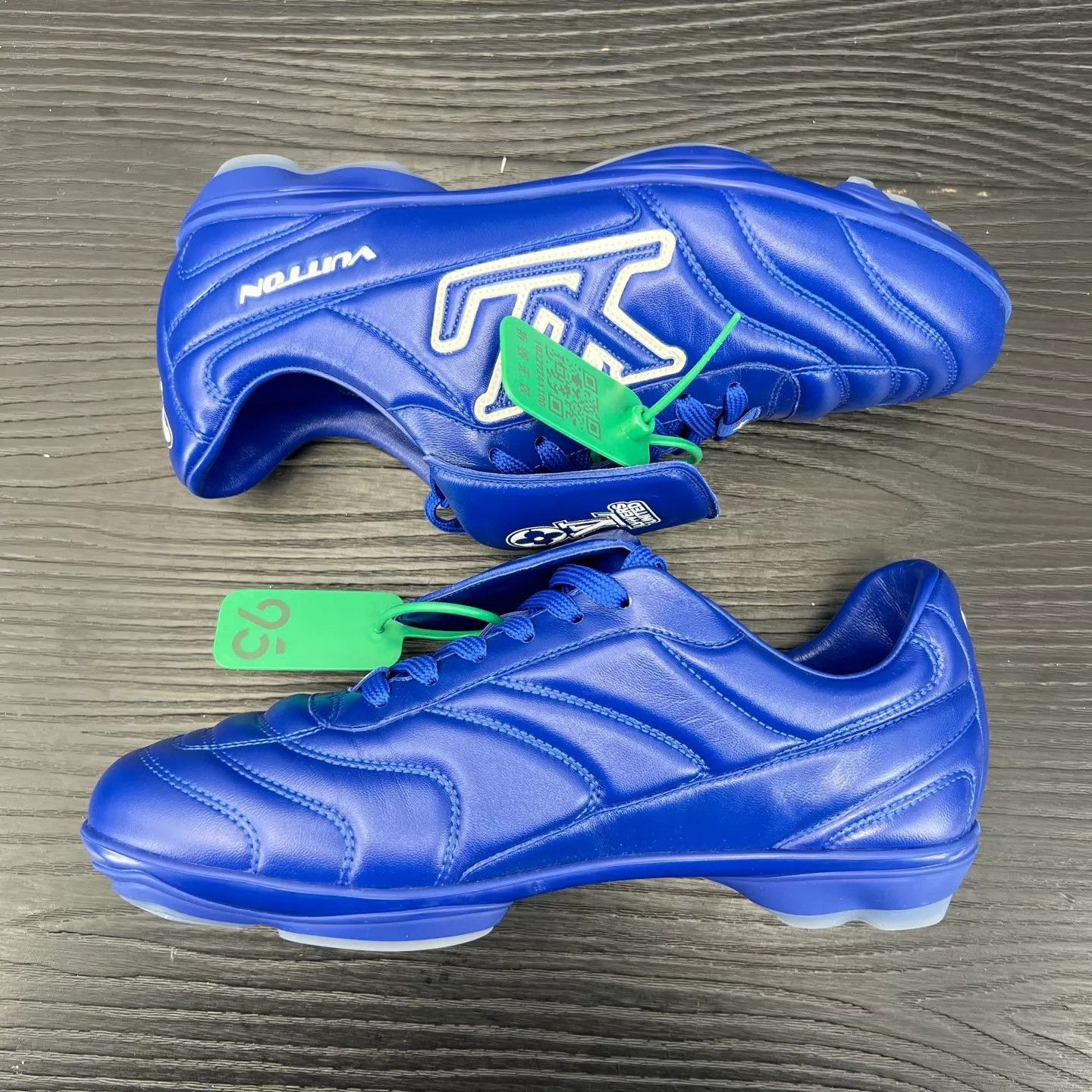 Louis Vuitton Blue Leather Athletic Shoes Size 8 Size US 8 / EU 41 - 3 Thumbnail