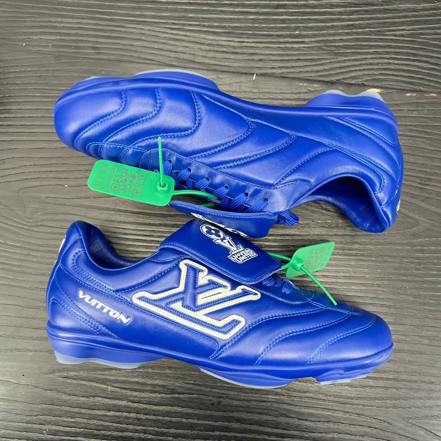 Louis Vuitton Blue Leather Athletic Shoes Size 8 Size US 8 / EU 41 - 2 Thumbnail