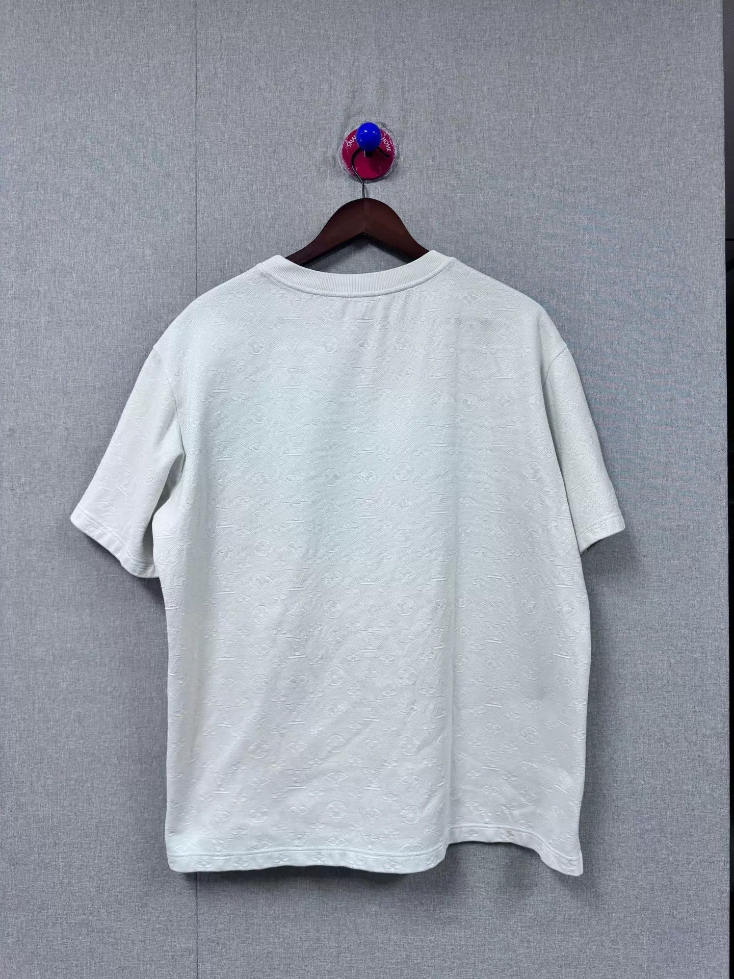 Louis Vuitton White Short-Sleeve Shirt with Chest Pocket Size US XXL / EU 58 / 5 - 2 Thumbnail