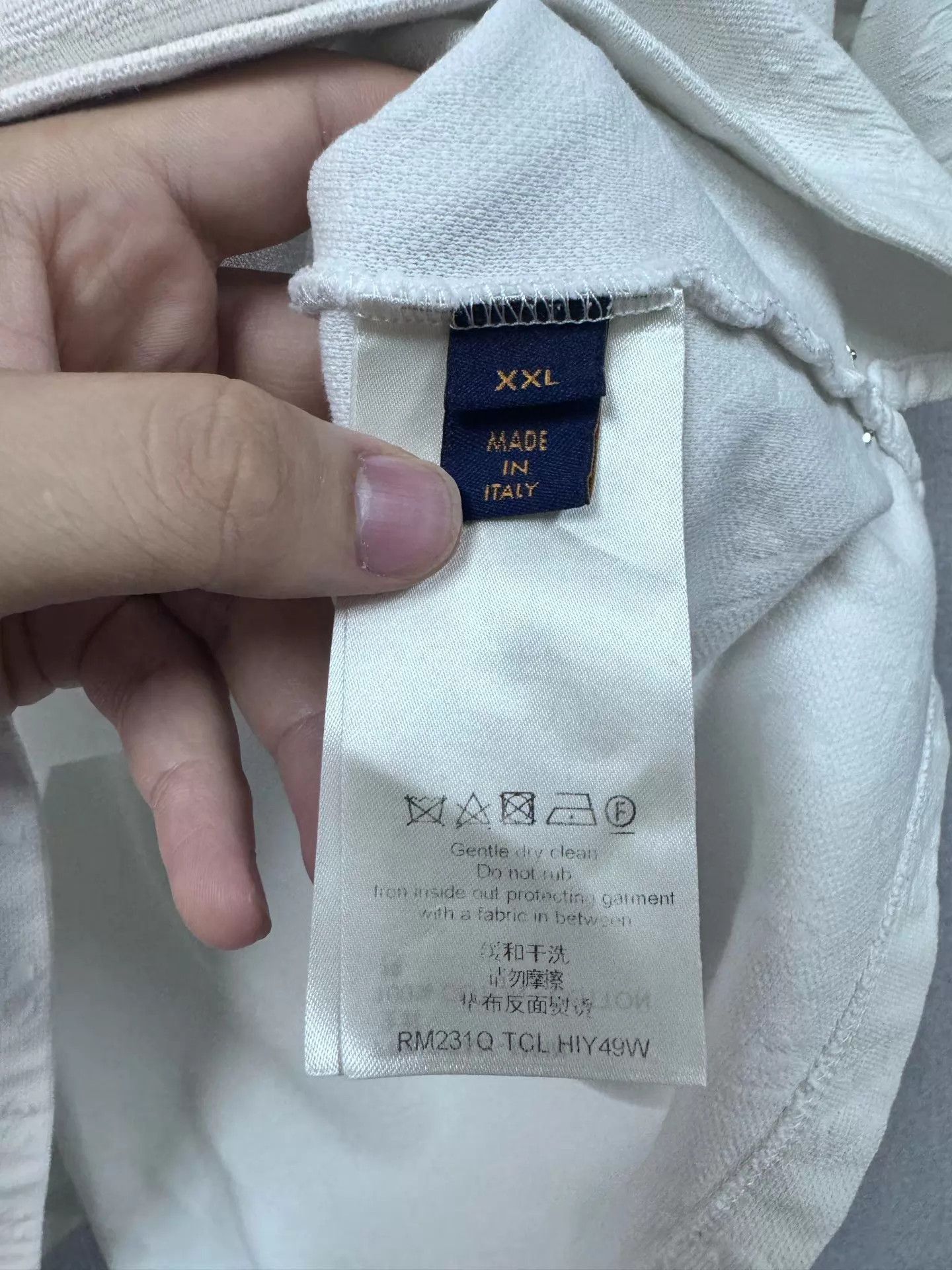 Louis Vuitton White Short-Sleeve Shirt with Chest Pocket Size US XXL / EU 58 / 5 - 7 Thumbnail