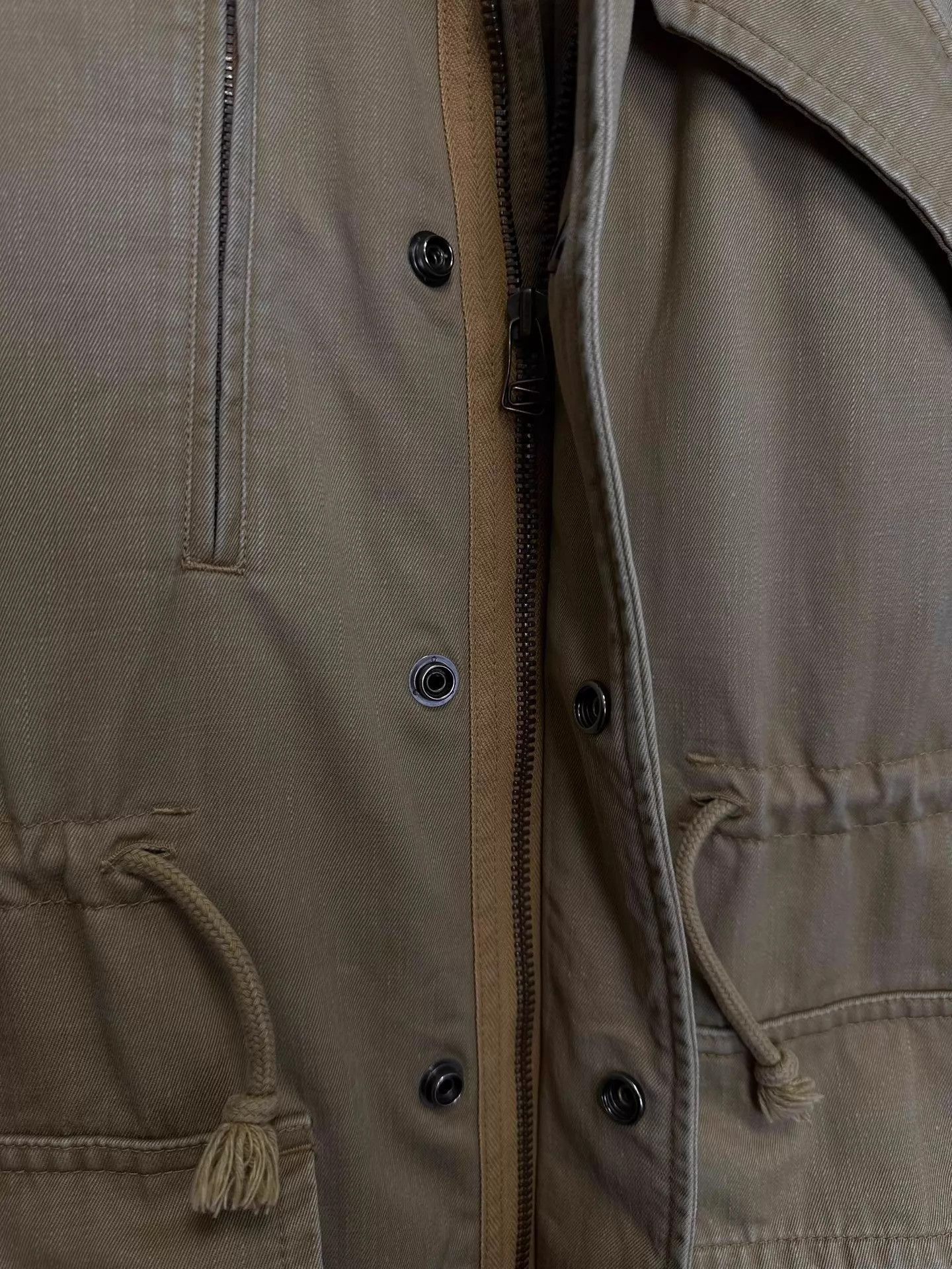 Yohji Yamamoto Beige XL Light Jacket with Eagle Print Size US XL / EU 56 / 4 - 7 Thumbnail