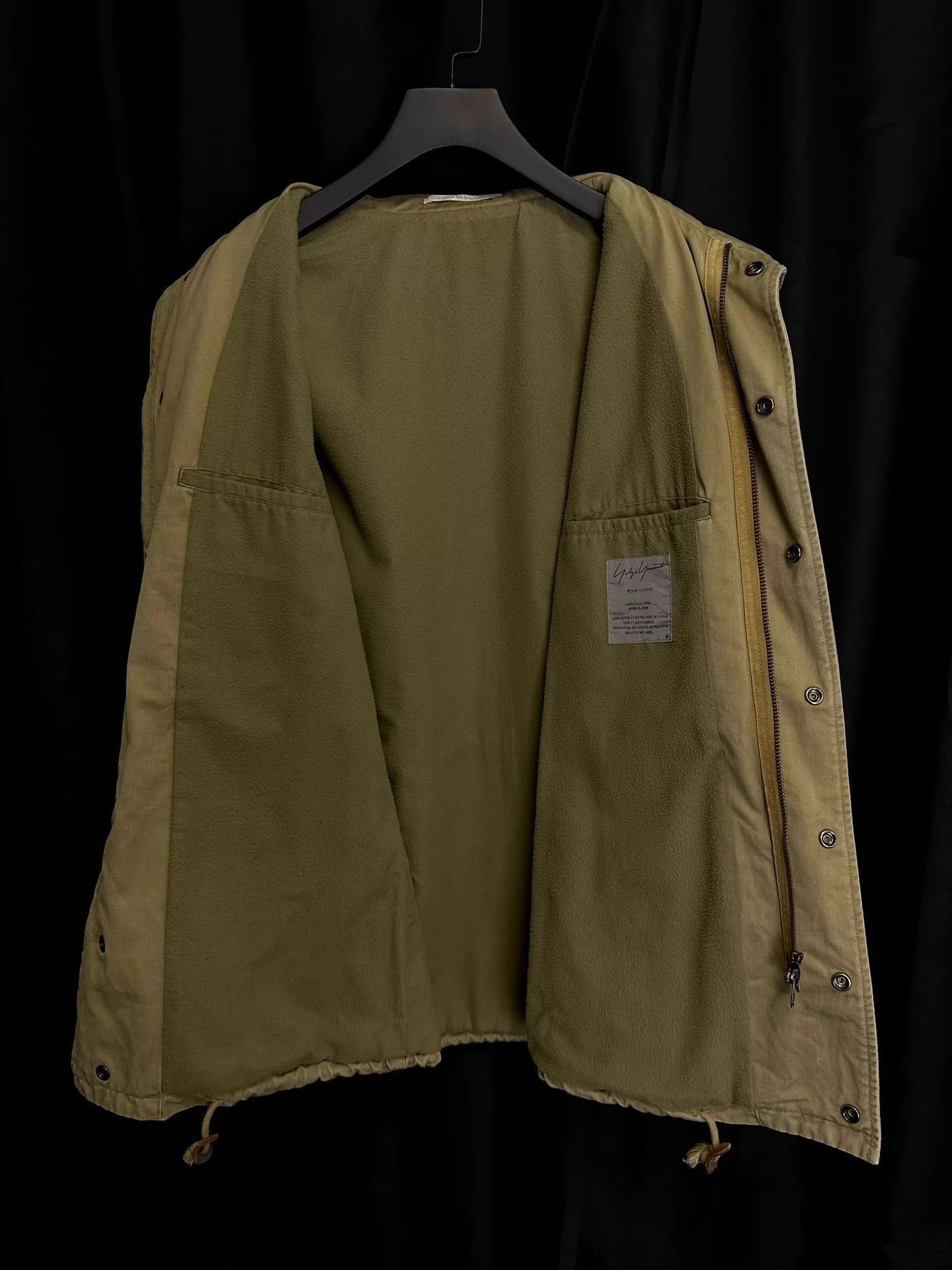 Yohji Yamamoto Beige XL Light Jacket with Eagle Print Size US XL / EU 56 / 4 - 6 Thumbnail