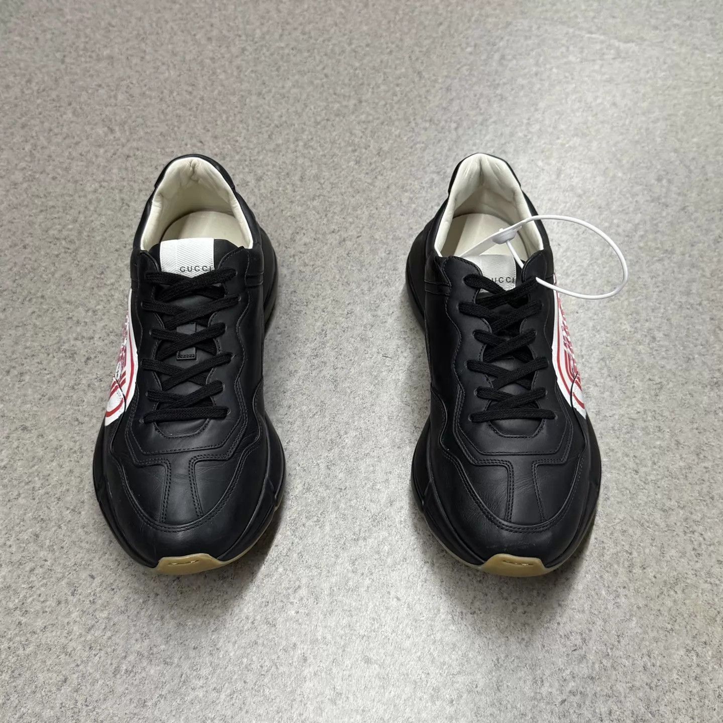 Gucci Black Low-Top Sneakers Size 10 Size US 10 / EU 43 - 2 Thumbnail