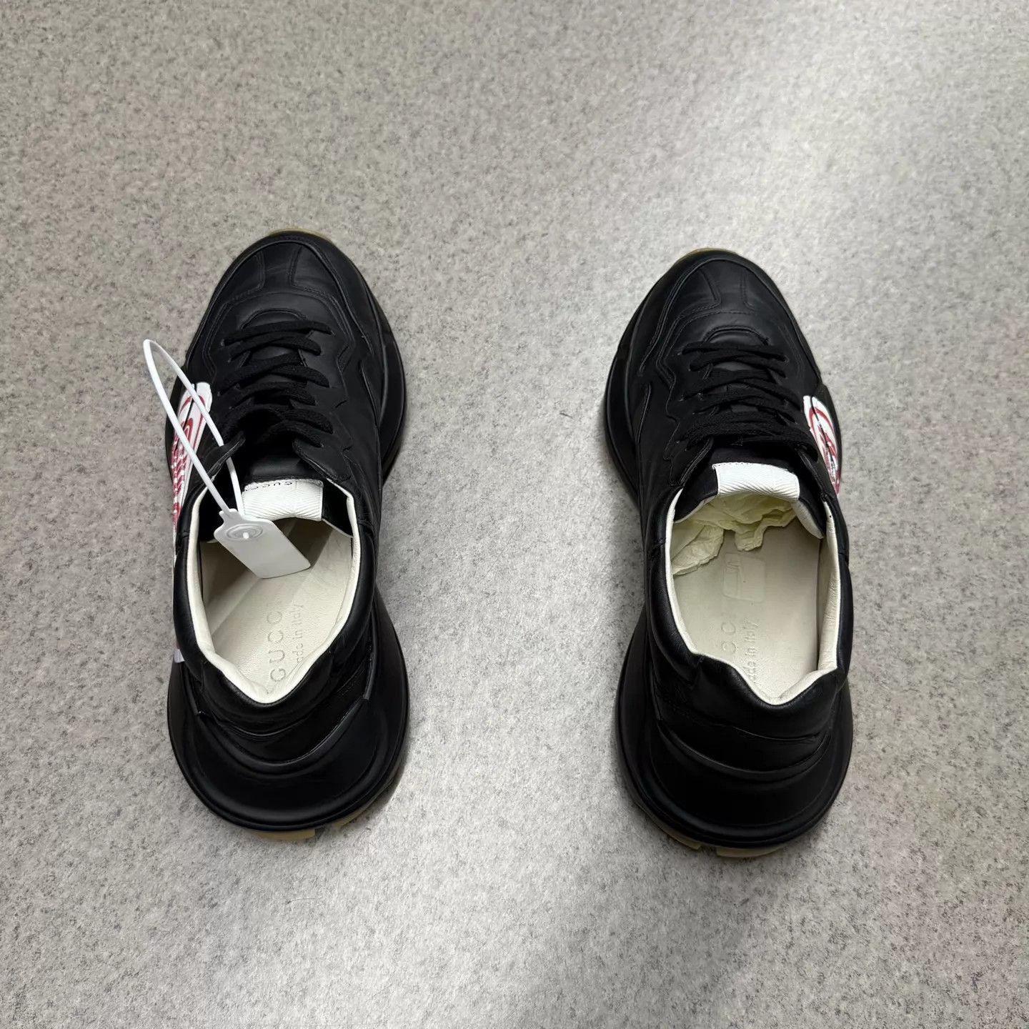 Gucci Black Low-Top Sneakers Size 10 Size US 10 / EU 43 - 8 Thumbnail