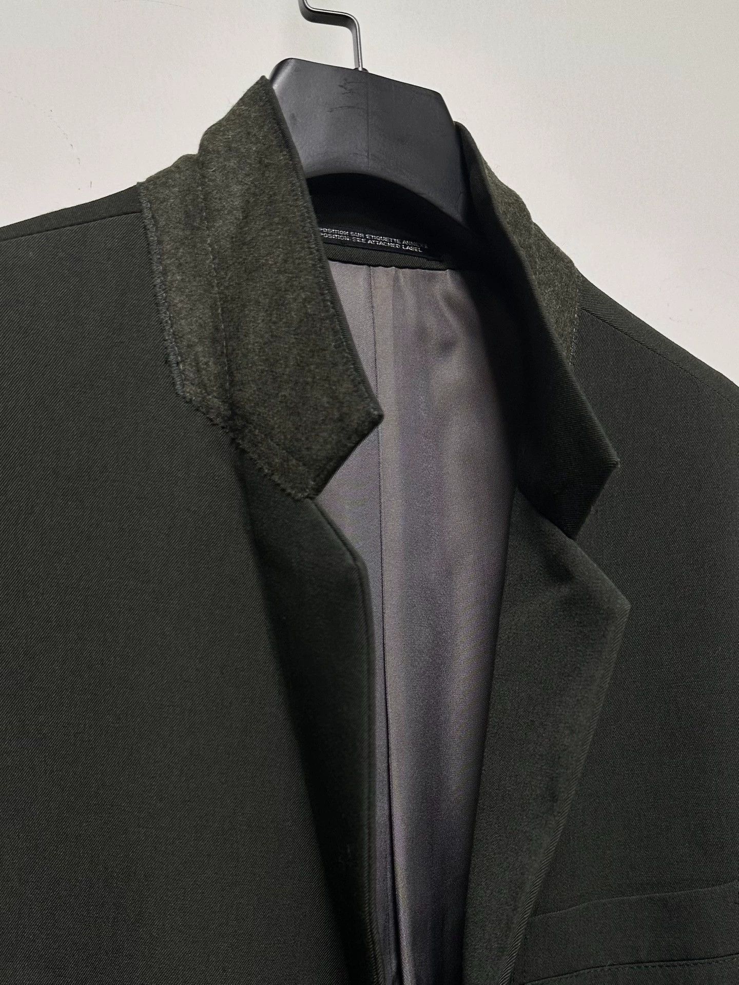 Yohji Yamamoto Green Lightweight Blazer - Size S Size US S / EU 44-46 / 1 - 6 Thumbnail
