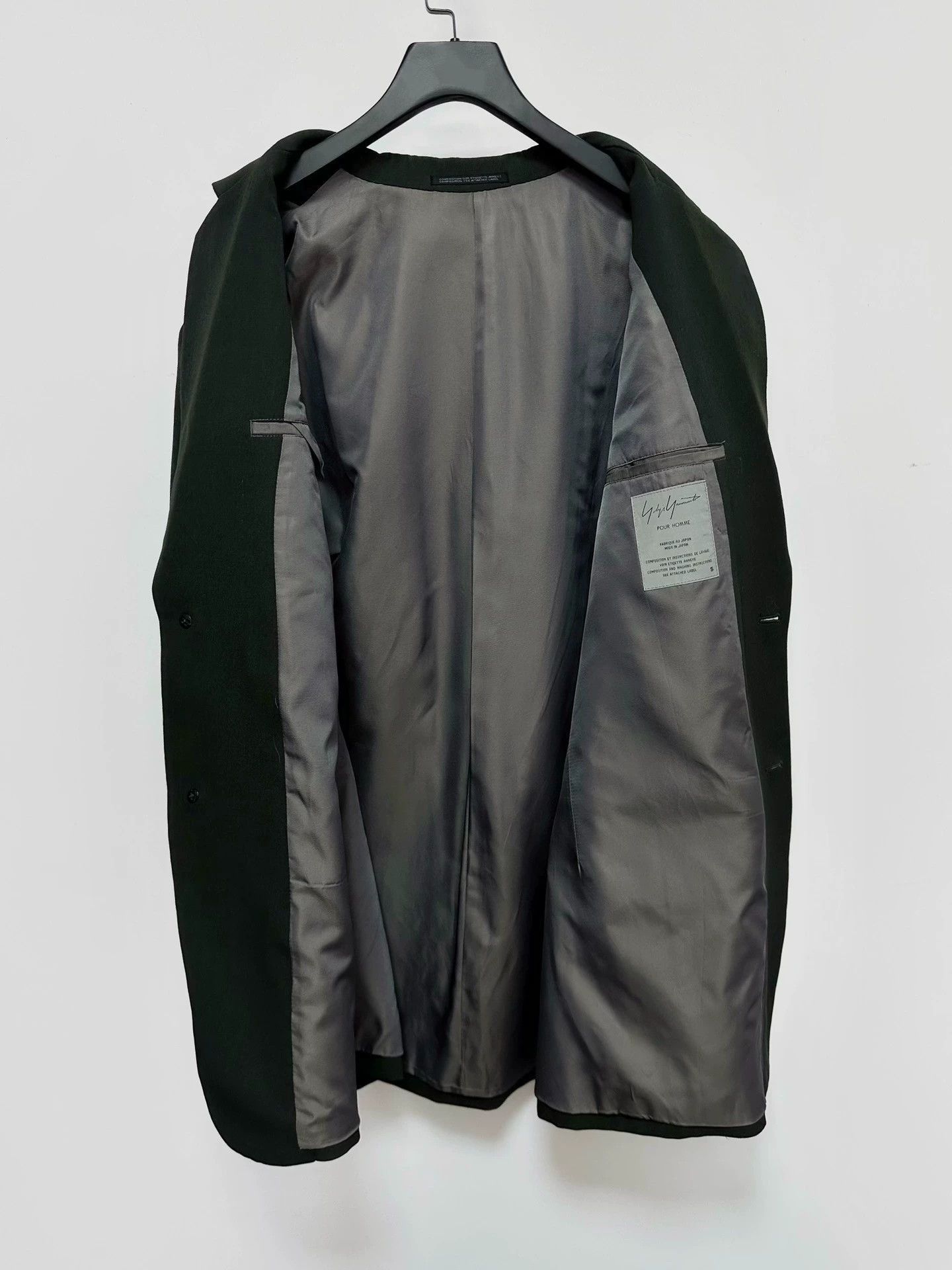 Yohji Yamamoto Green Lightweight Blazer - Size S Size US S / EU 44-46 / 1 - 4 Thumbnail