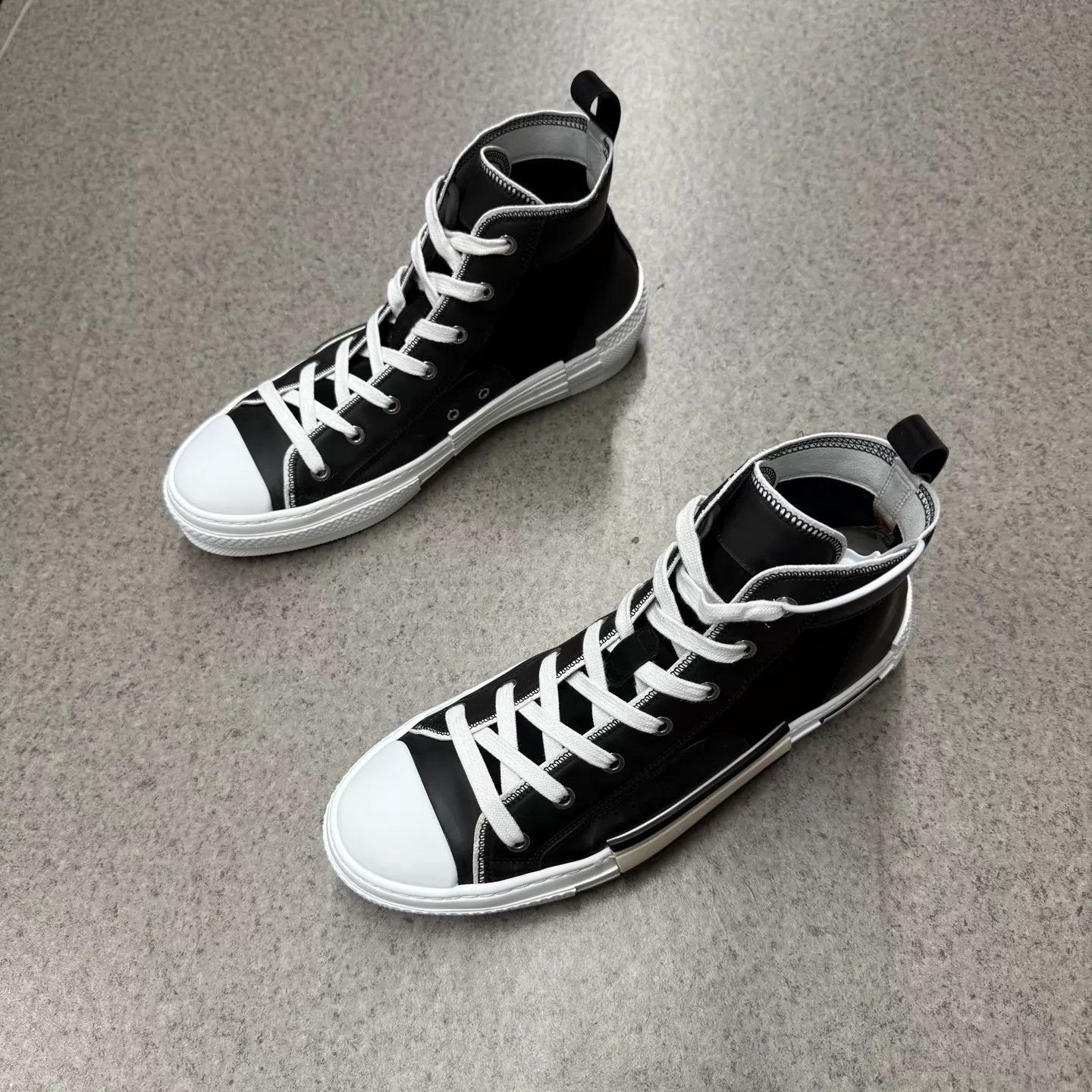 Dior Black High-Top Sneakers with White Accents Size US 9.5 / EU 42-43 - 5 Thumbnail